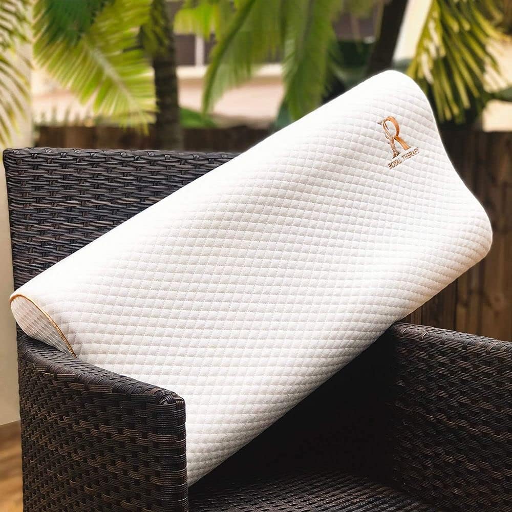 Royal Therapy Memory Foam Pillow for Neck and Shoulder Pain Relief