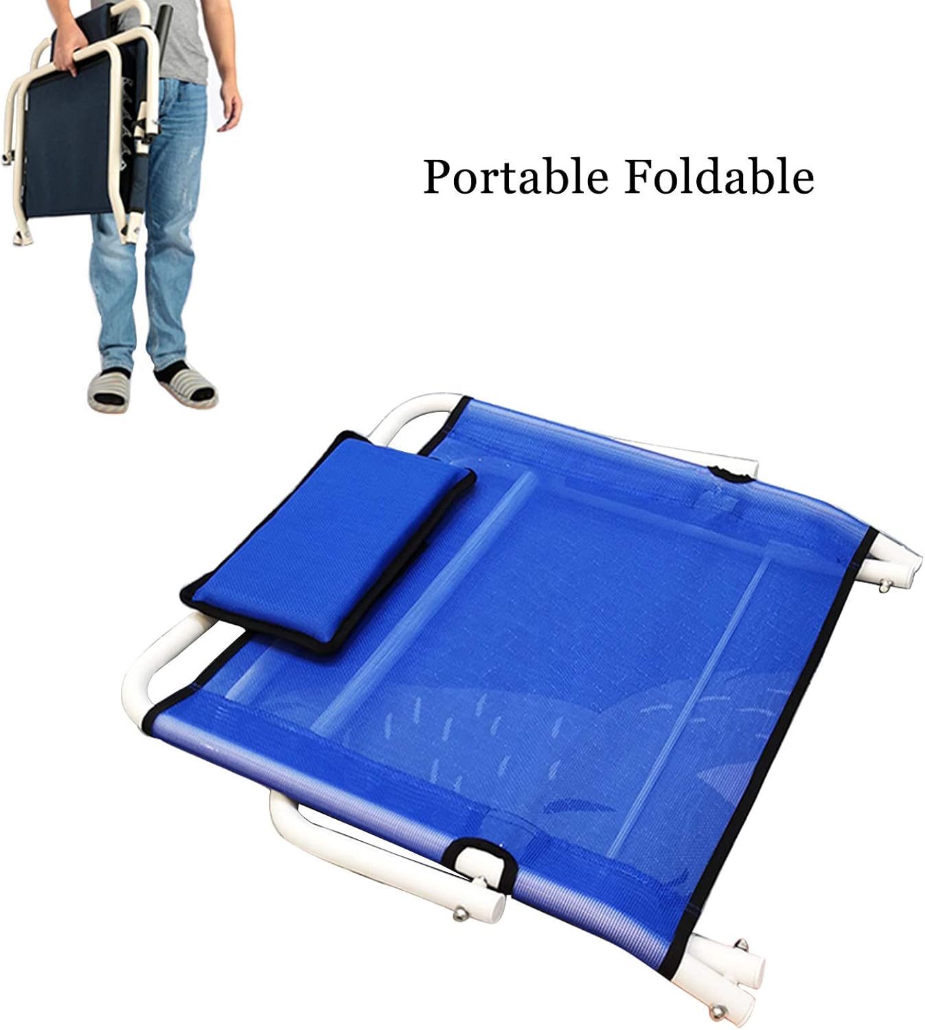 Adjustable 5 Angle Folding Backrest Chair for Elderly Comfort