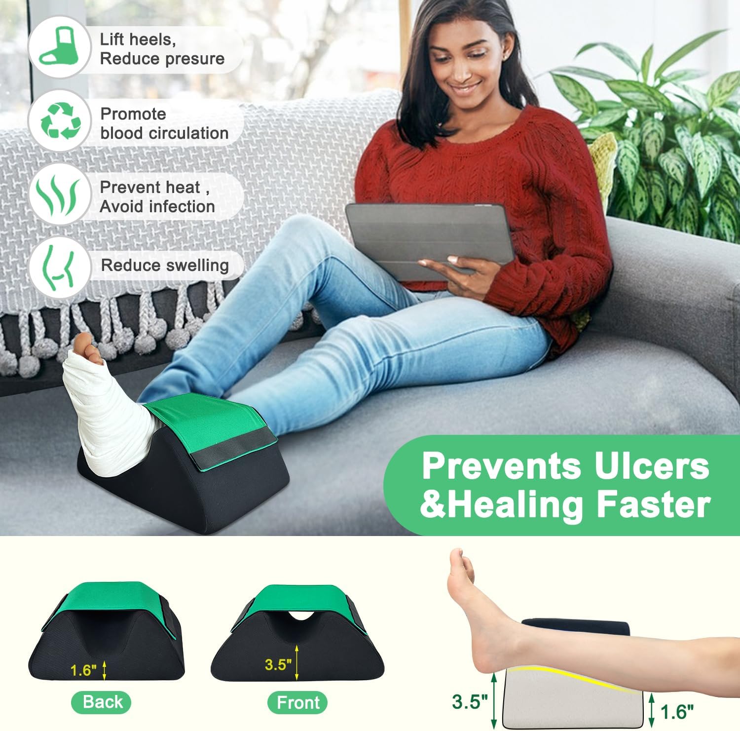 NEAUDE Heel Protectors for Pressure Sores