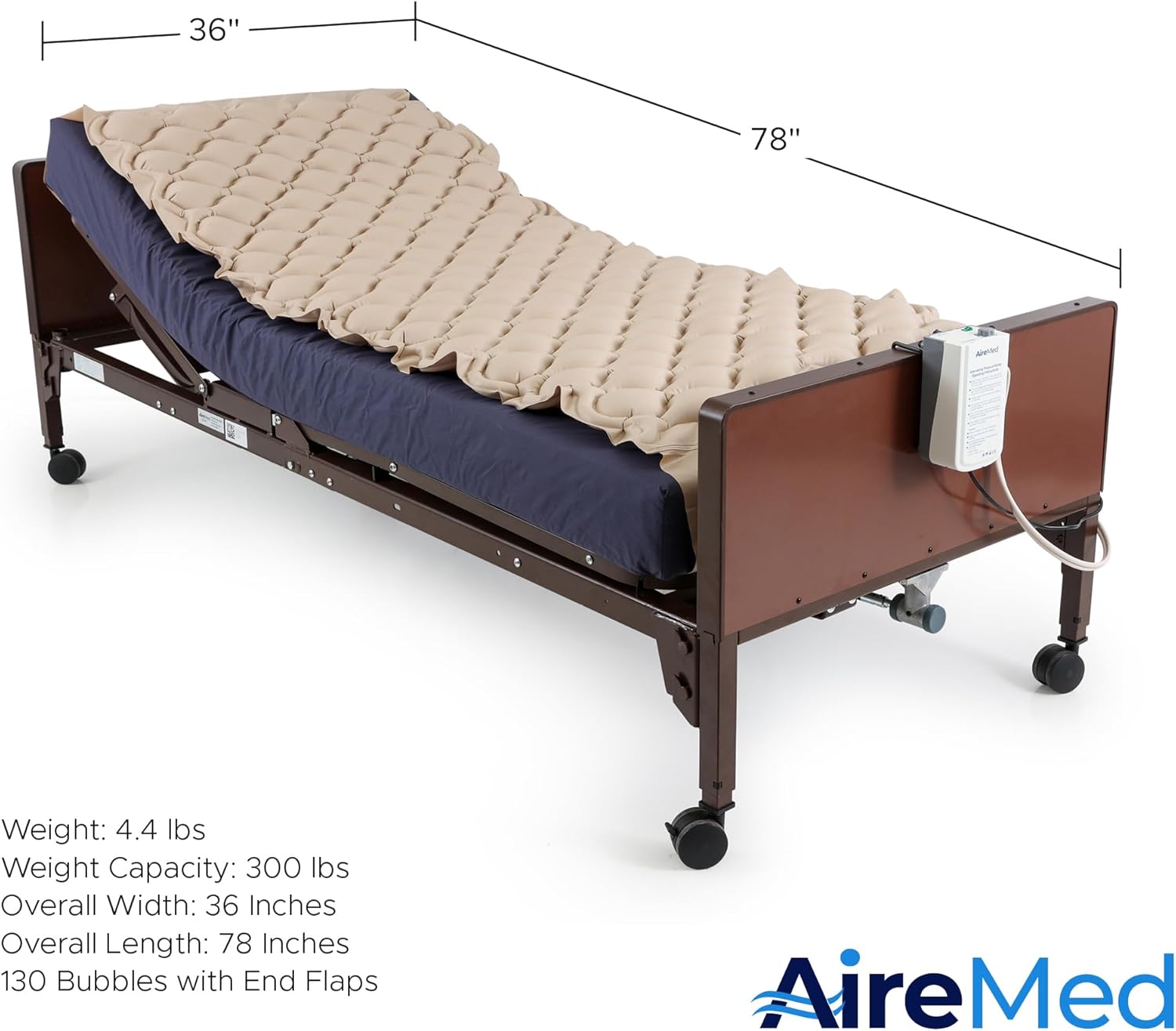 AireMed Alternating Pressure Pump Pads for Wound Relief
