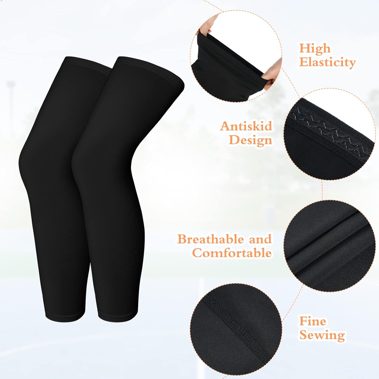 Geyoga Kids Compression Leg Sleeves 4 Pairs