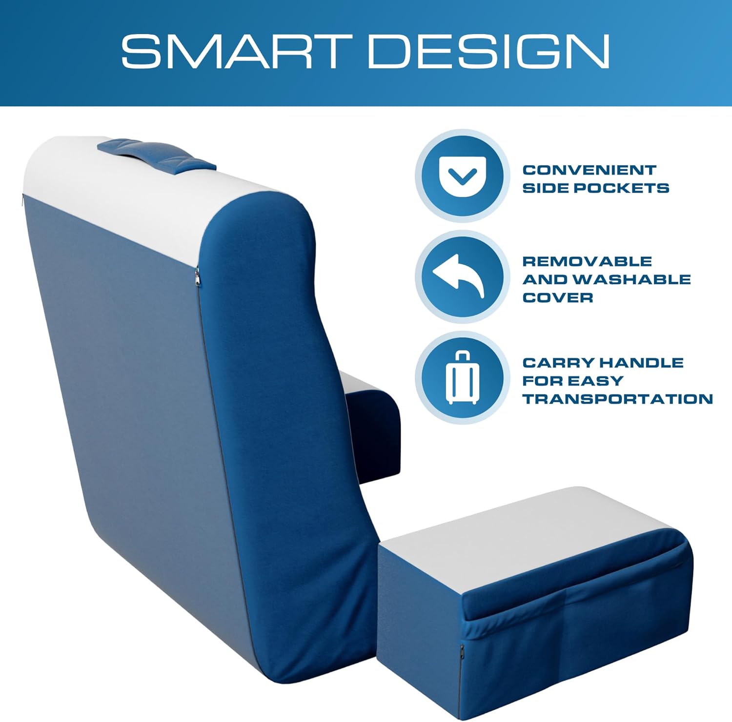 Kolbs Wedge Reading Pillow with Arm Rests