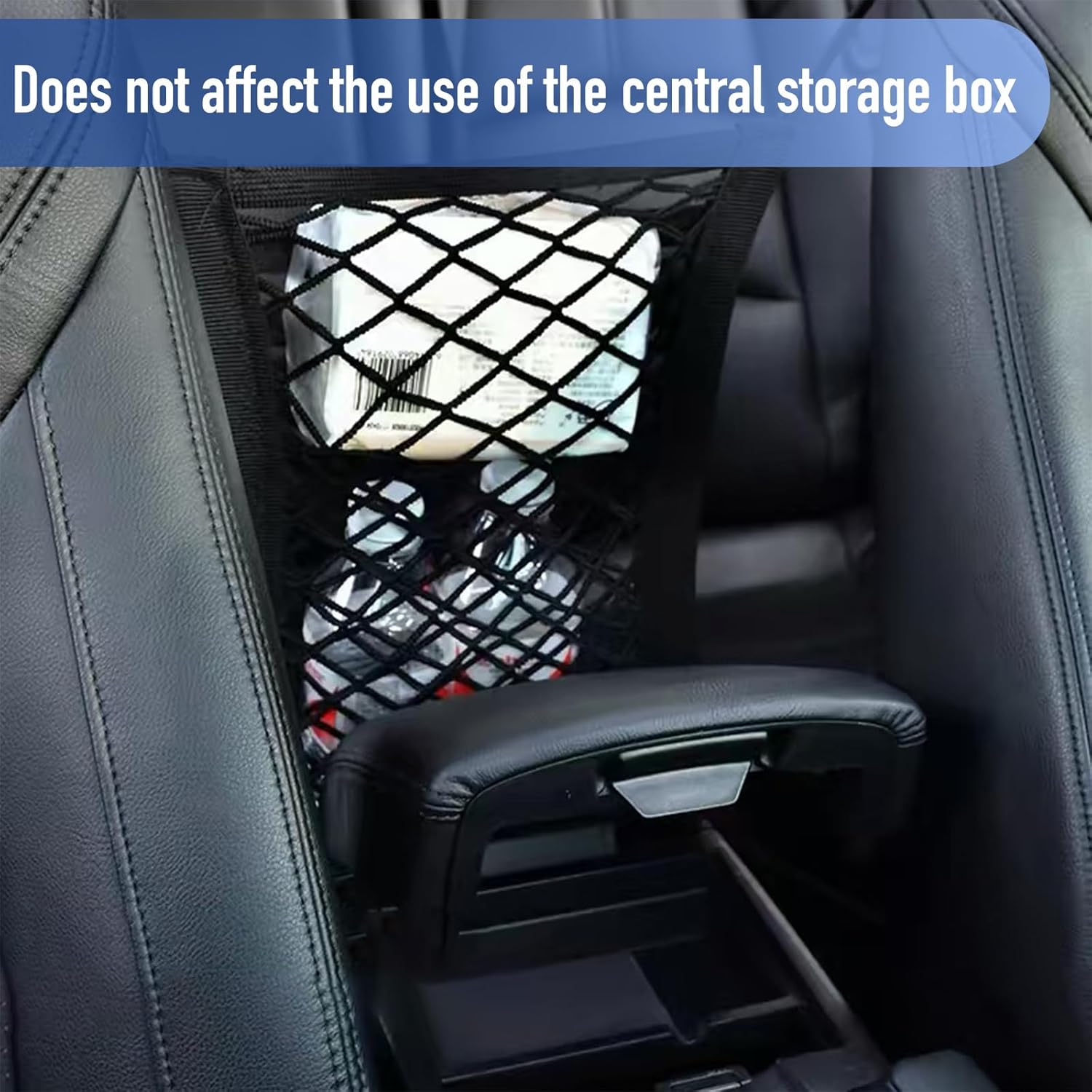 NARATI 3-Layer Car Mesh Organizer Storage Pocket