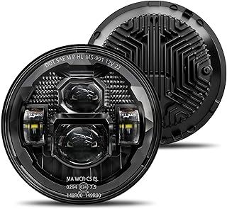 AmazonBasics 7 Inch LED Headlights Round Anti-glare H6024 HiLow Sealed Beam