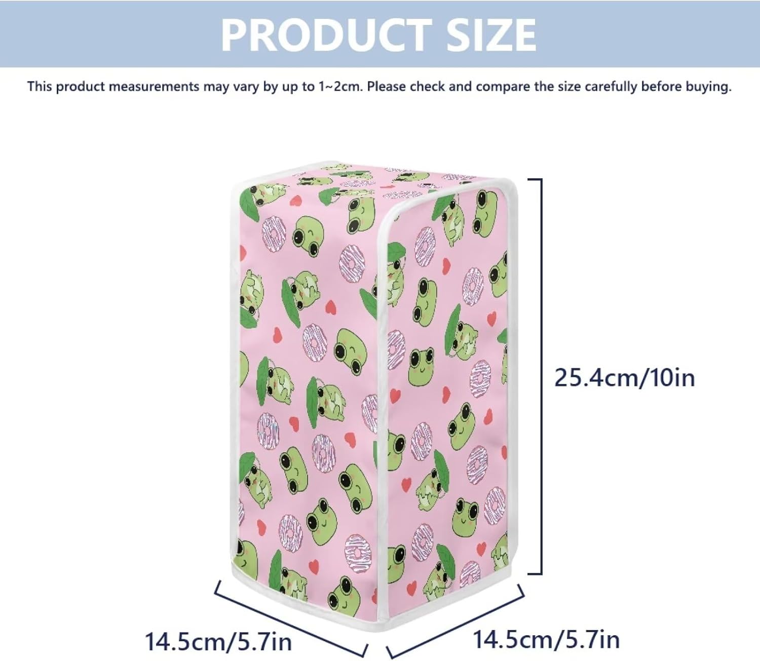 Frog and Heart Electric Can Opener Dust Cover