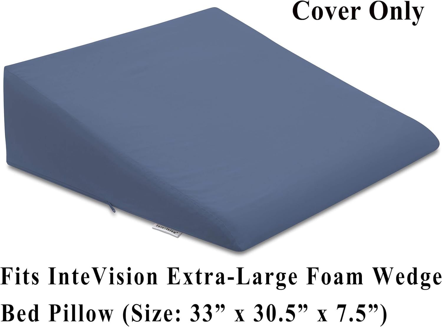 InteVision 400 Thread Count Pillowcase for Extra-Large Foam Wedge Pillow