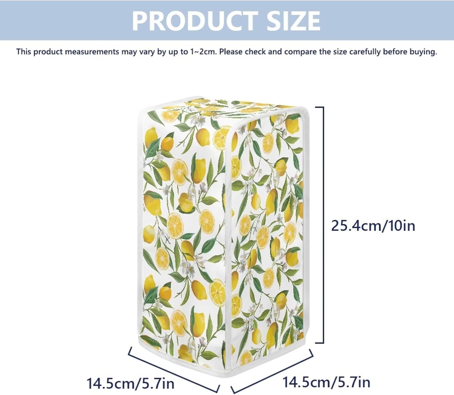 Annejudy Lemon Pattern Electric Can Opener Cover