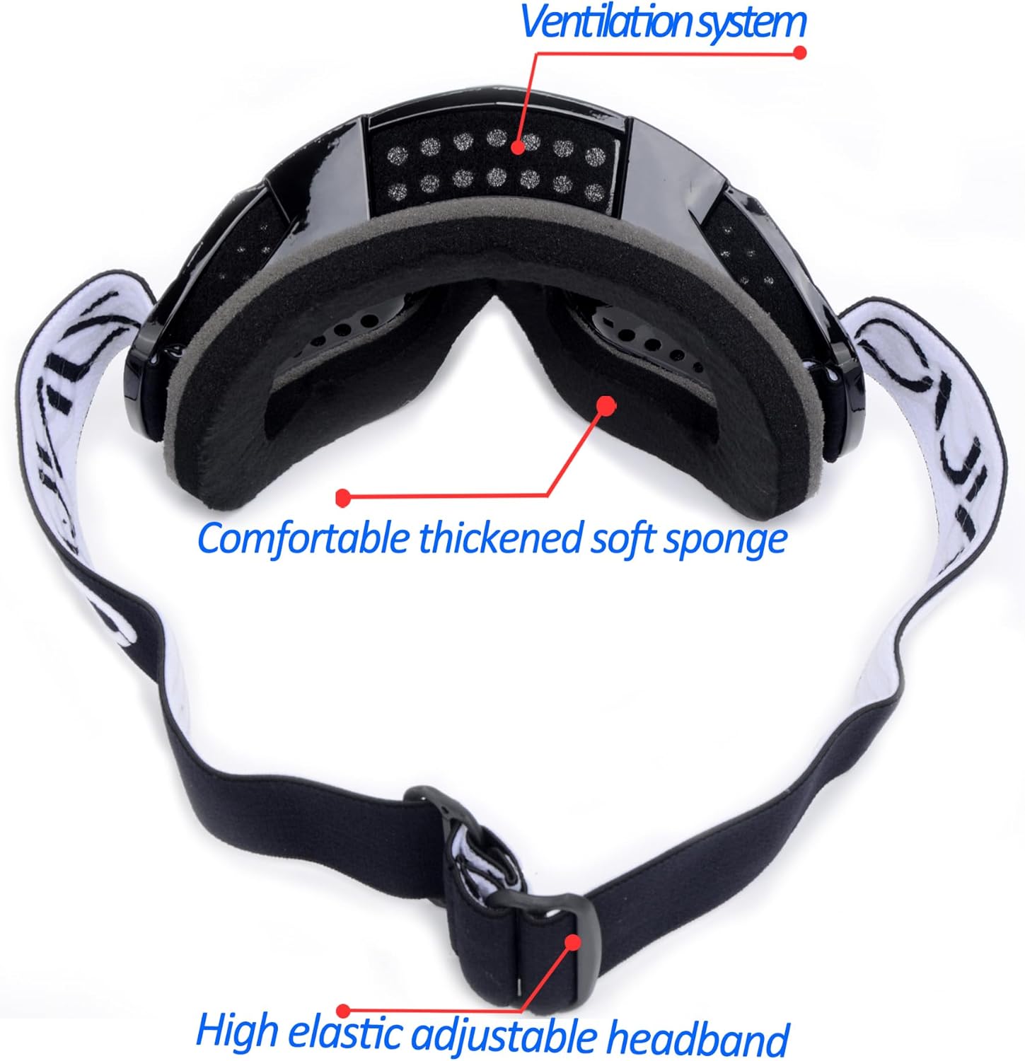 ATV Goggles with Balaclava Face Mask for All Ages