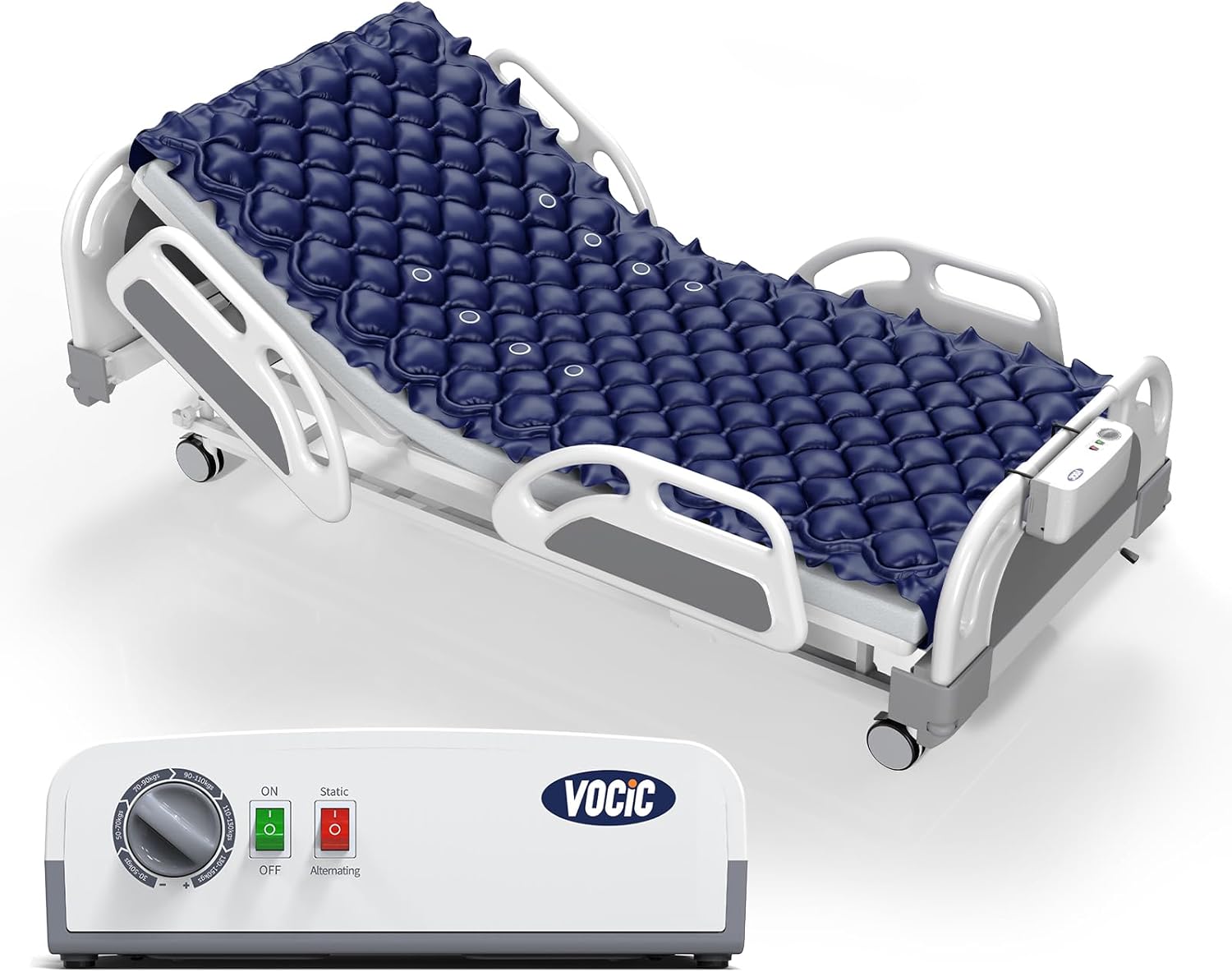VOCIC Alternating Air Pressure Mattress Pad with Sleep Mode 1