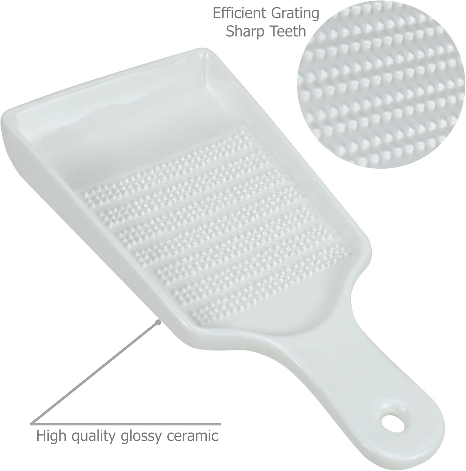 EIKS Spade-shaped Ceramic Grater Set 1