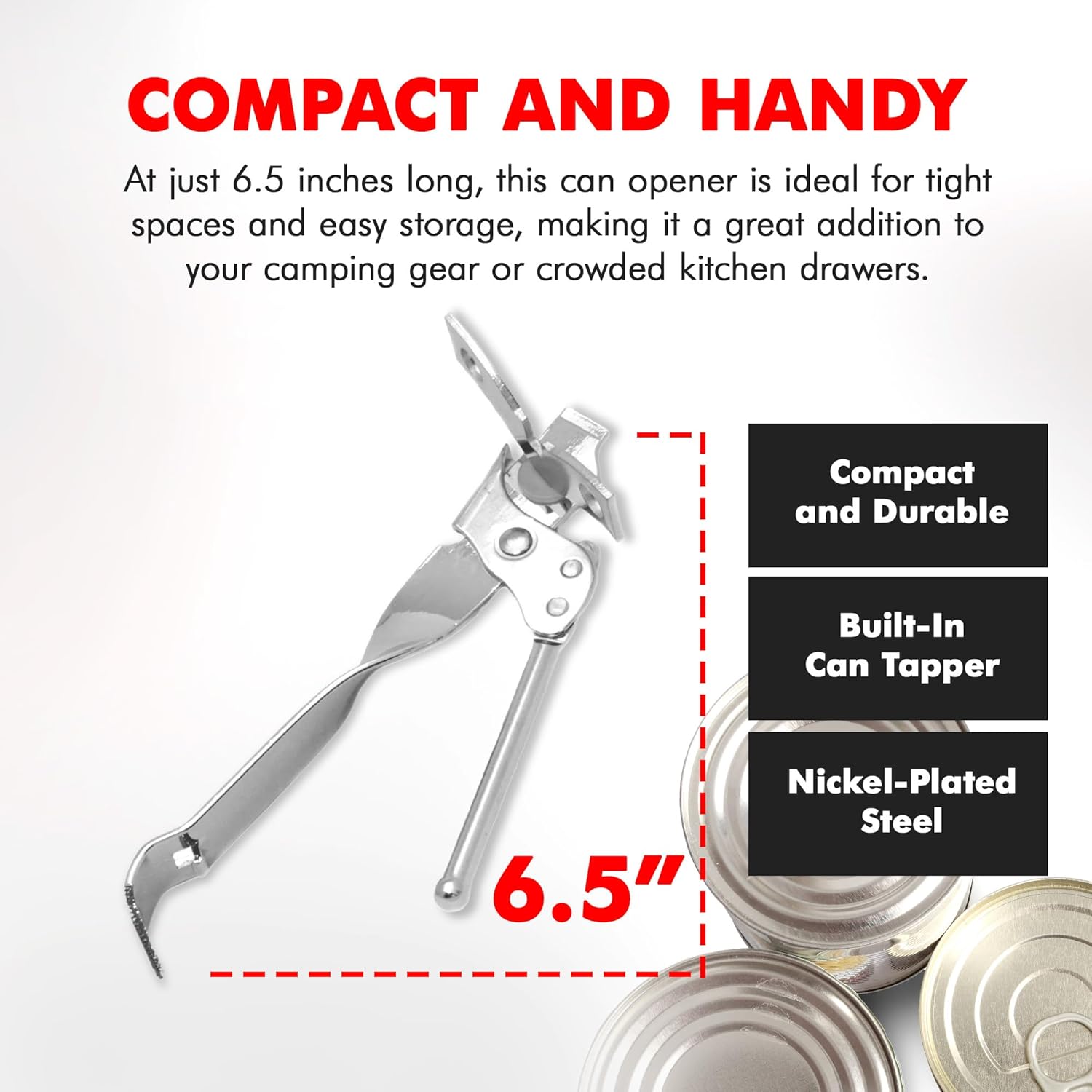 Chef Craft Select Can Opener with Tapper 65 Inch 1