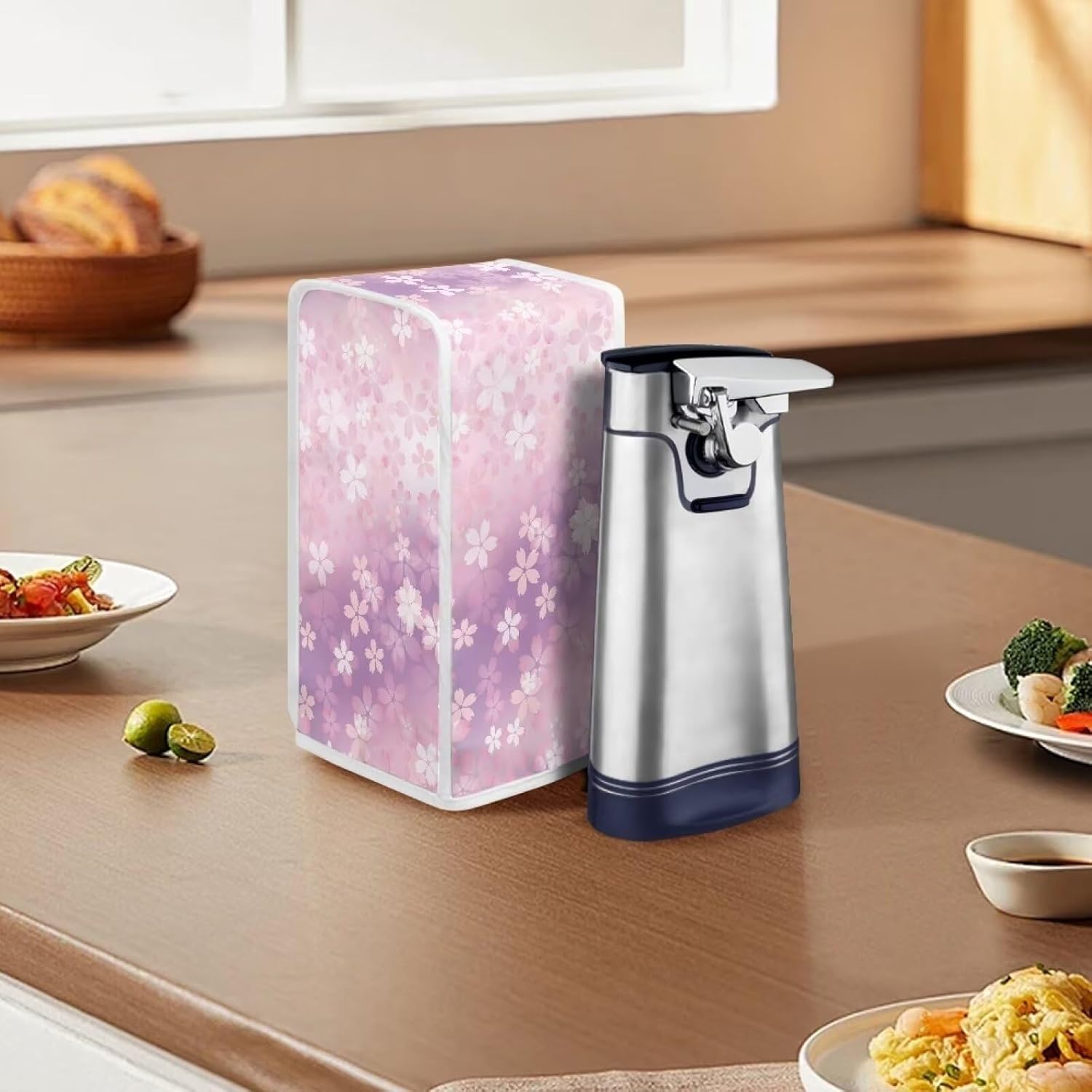 Cherry Blossom Electric Can Opener Dust Cover 1