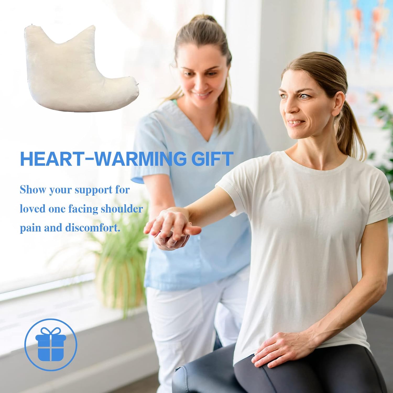 Shoulder Support Pillow - Pain Relief Ergonomic Adjustable Removable