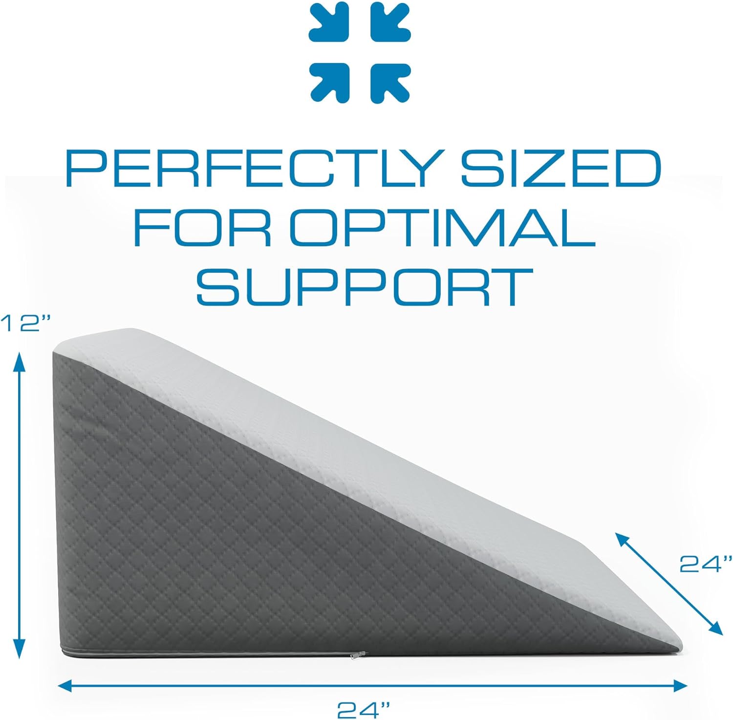 Klbs Bed Wedge Pillow for Sleep Apnea and Acid Reflux Relief 1
