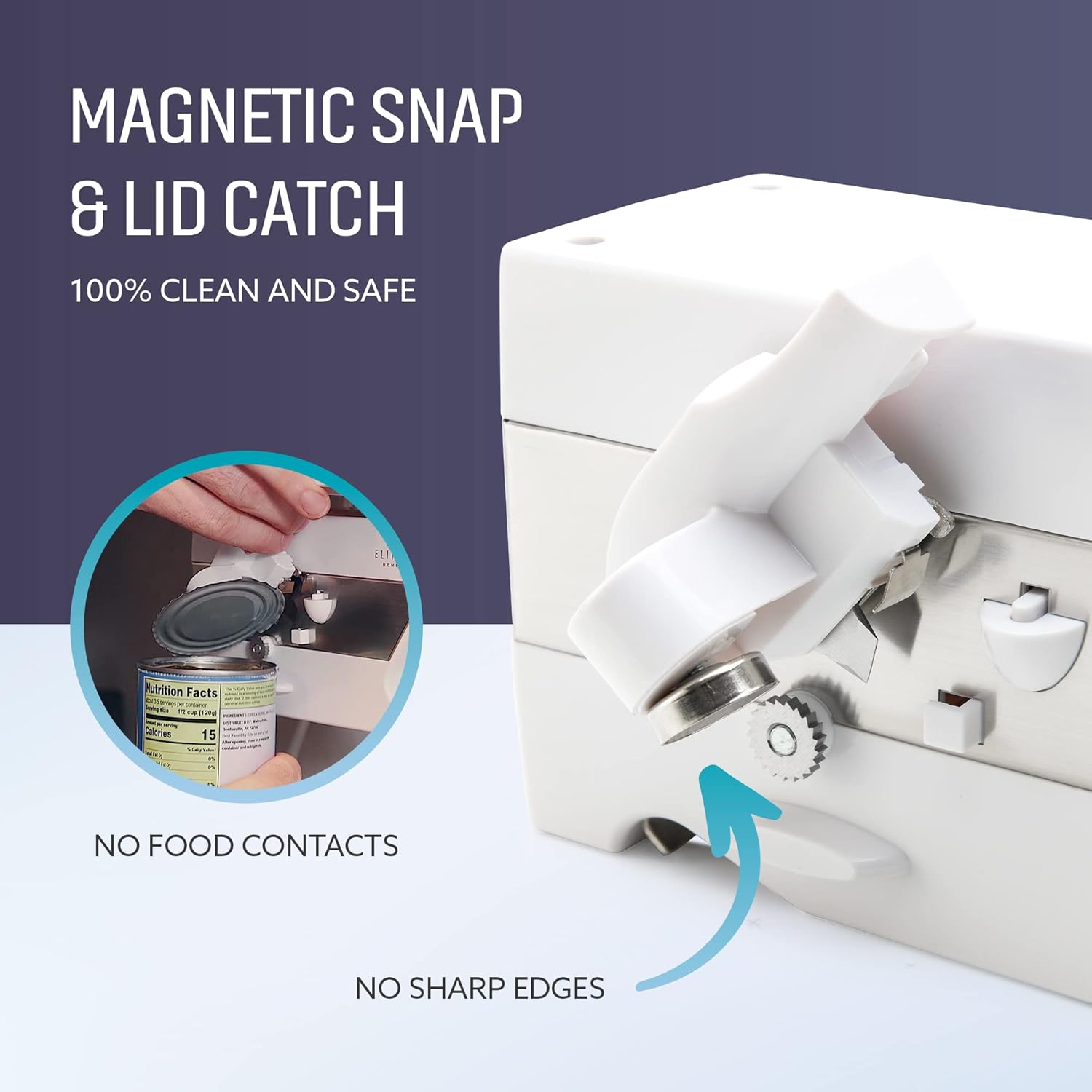 ELITRA HOME 3 in 1 Electric Can Opener Set