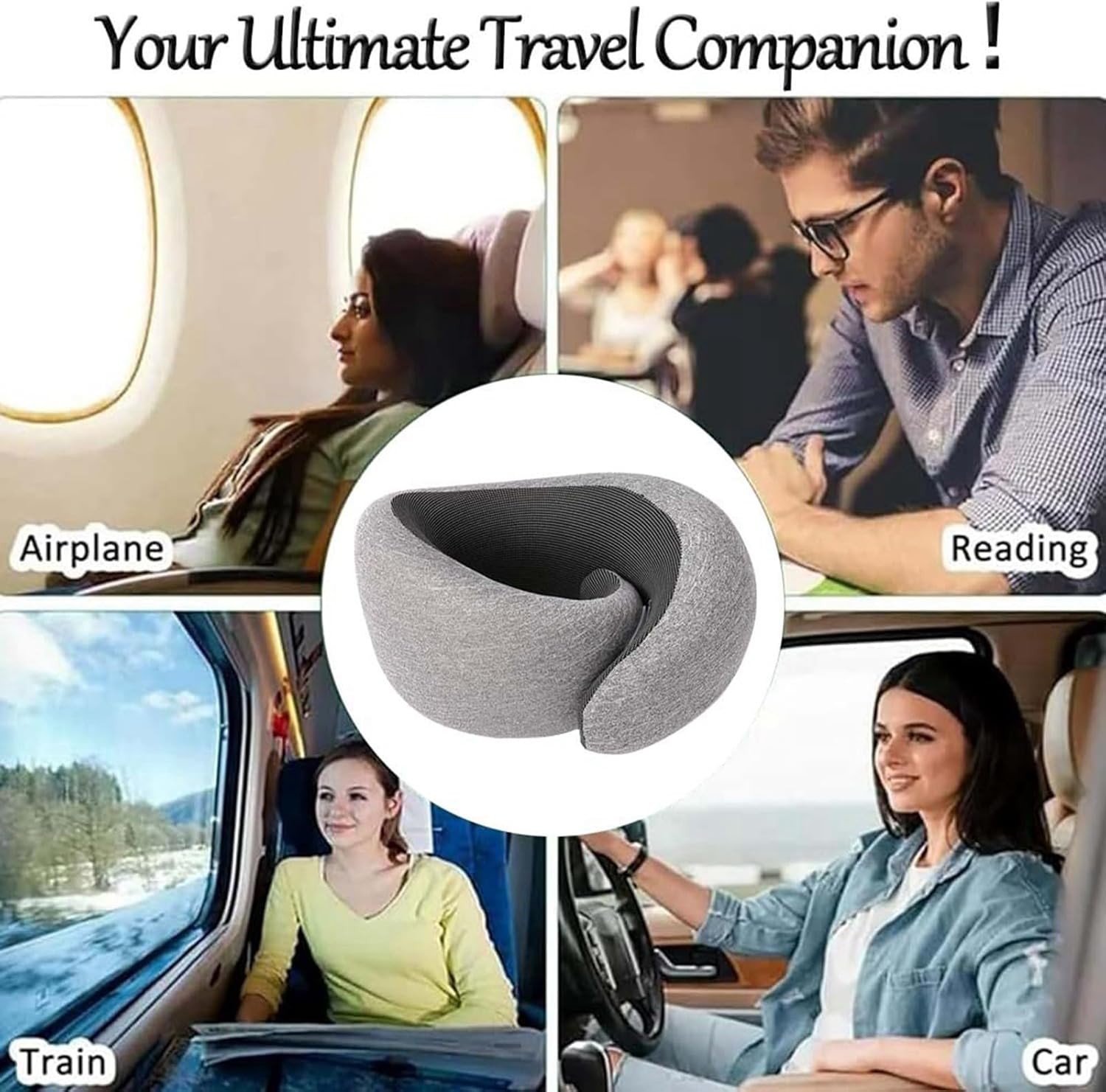 Adjustable Travel Neck Pillow for Sleep
