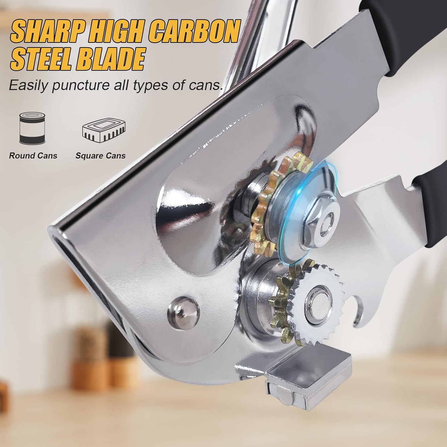 ICEKATI Manual Can Opener Heavy Duty with Magnet