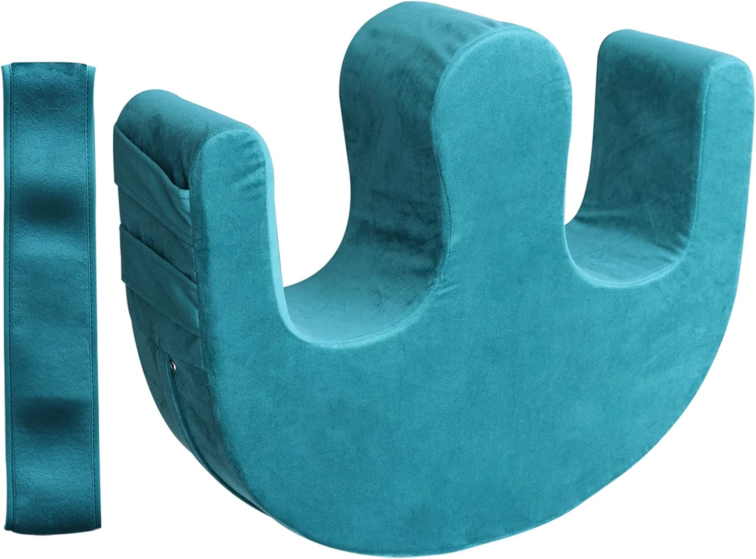 Sexysamba Bedridden Turning Device with Fixing Strap and Flannel Leg Pillow Blue