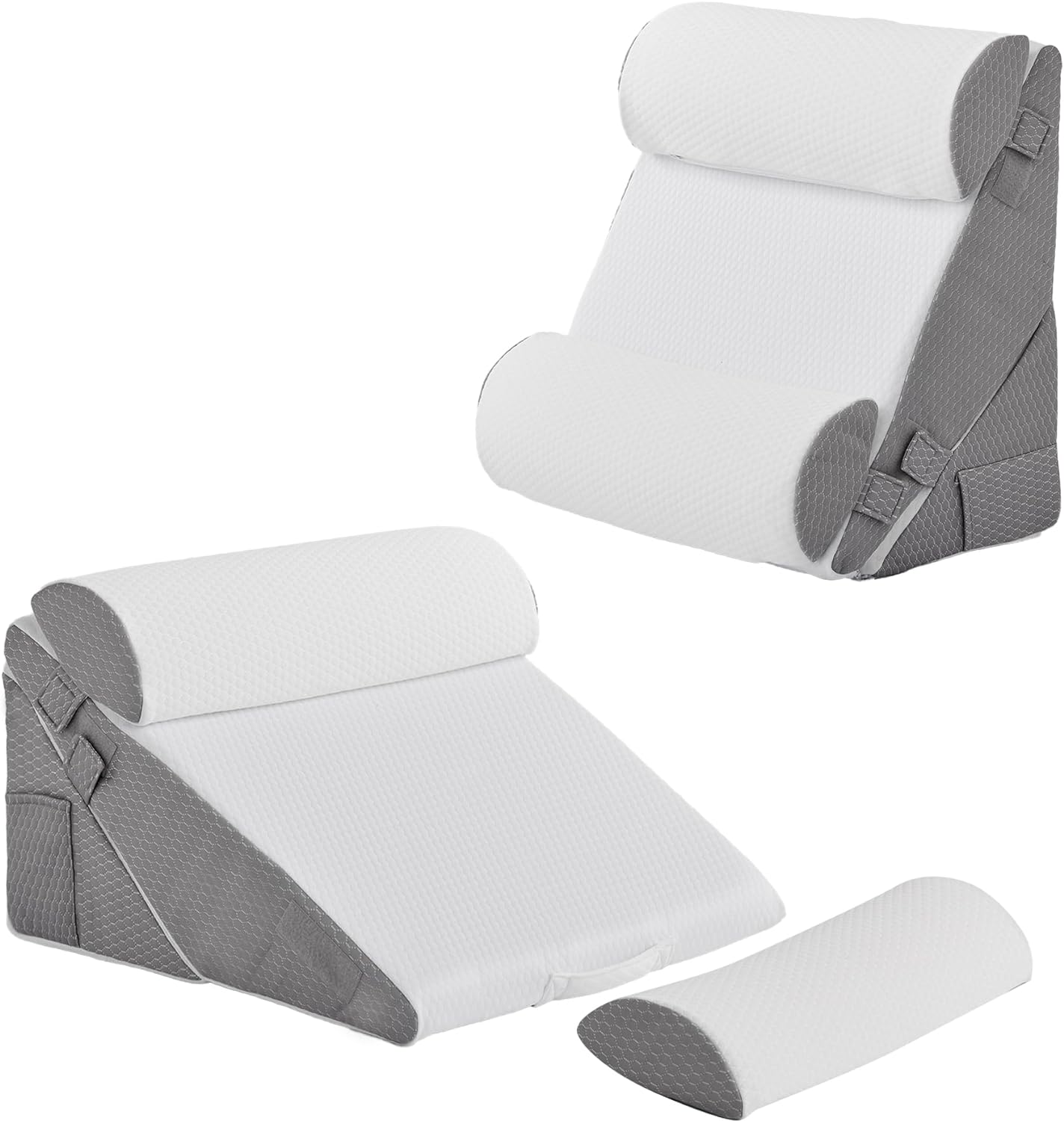 Bedluxe Adjustable 4pcs Wedge Pillow Set