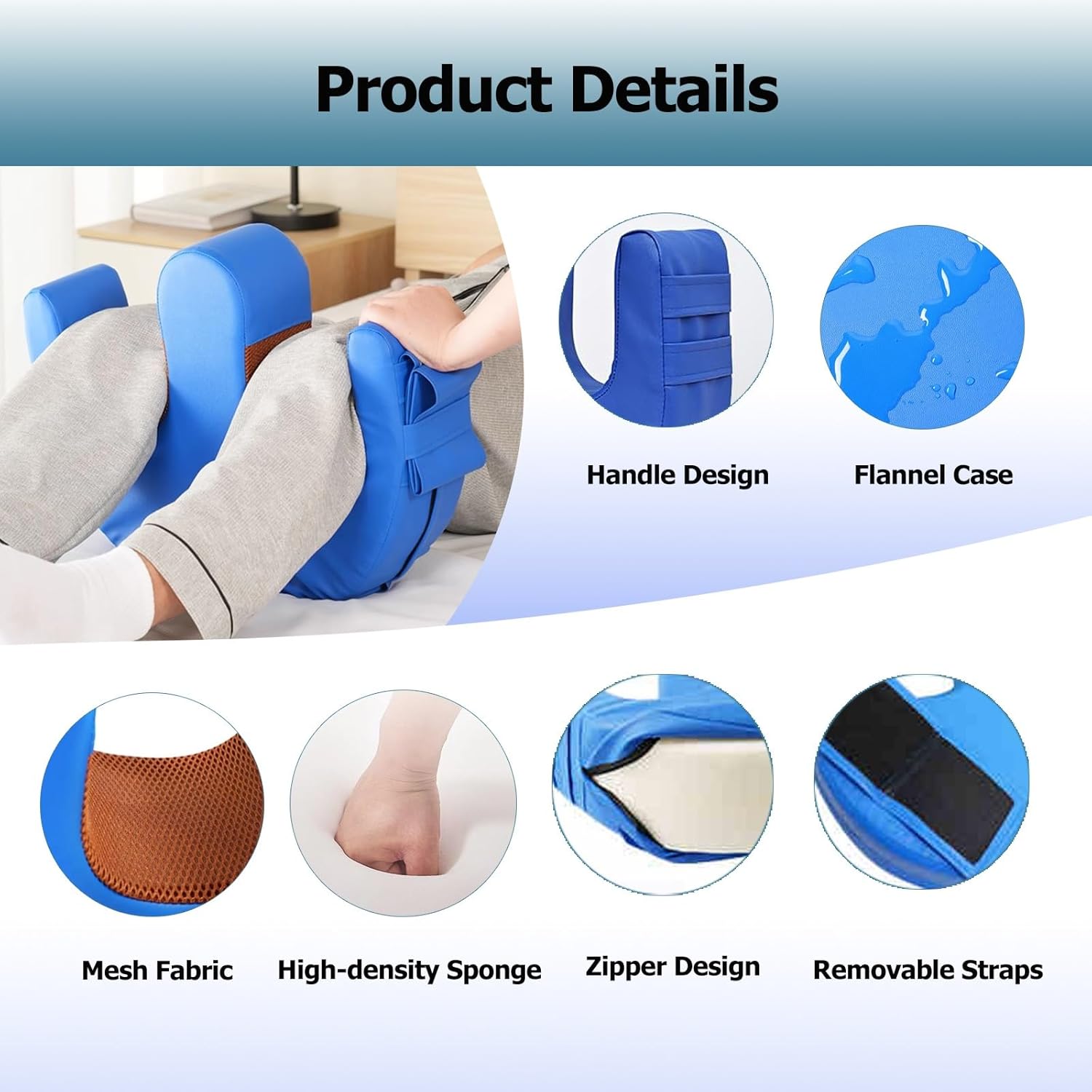 HAIXHX Waterproof U-Shaped Turning Pillow for Elderly Patients