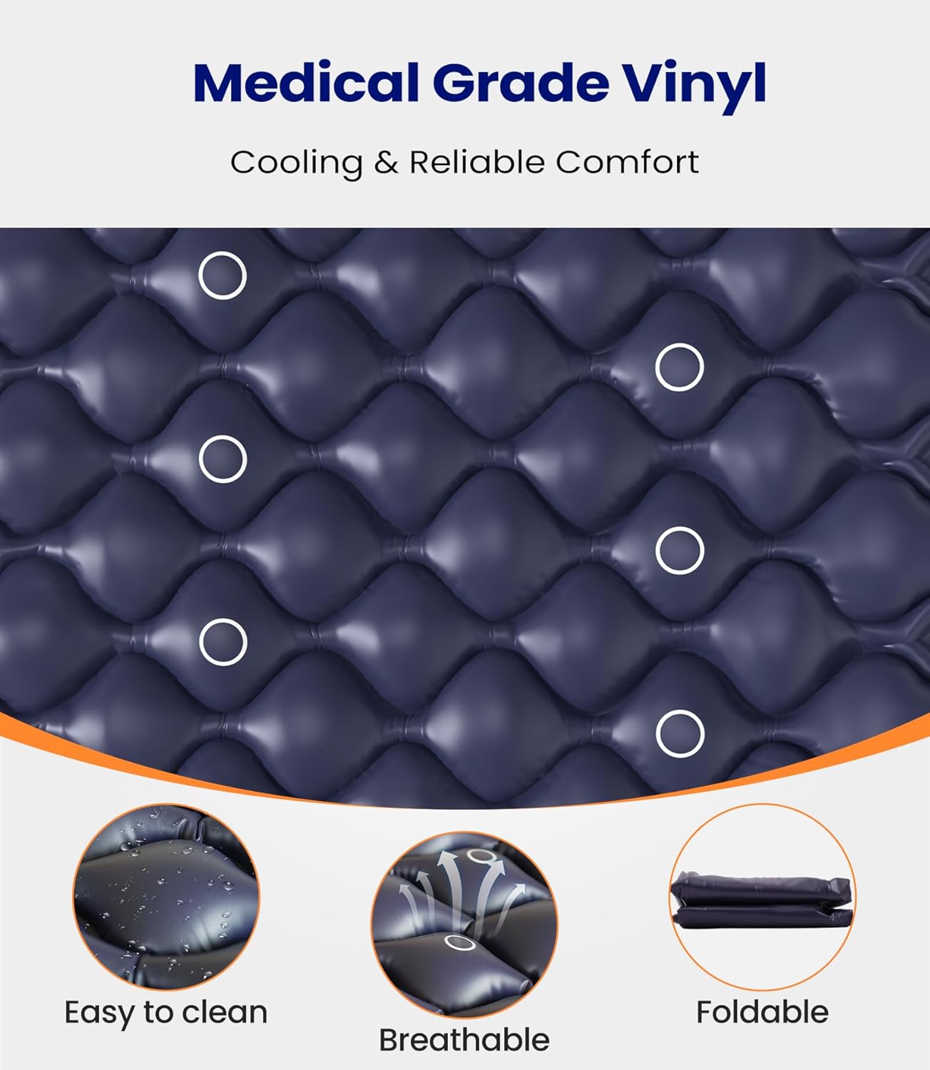 VOCIC Alternating Air Pressure Mattress Pad with Sleep Mode 1