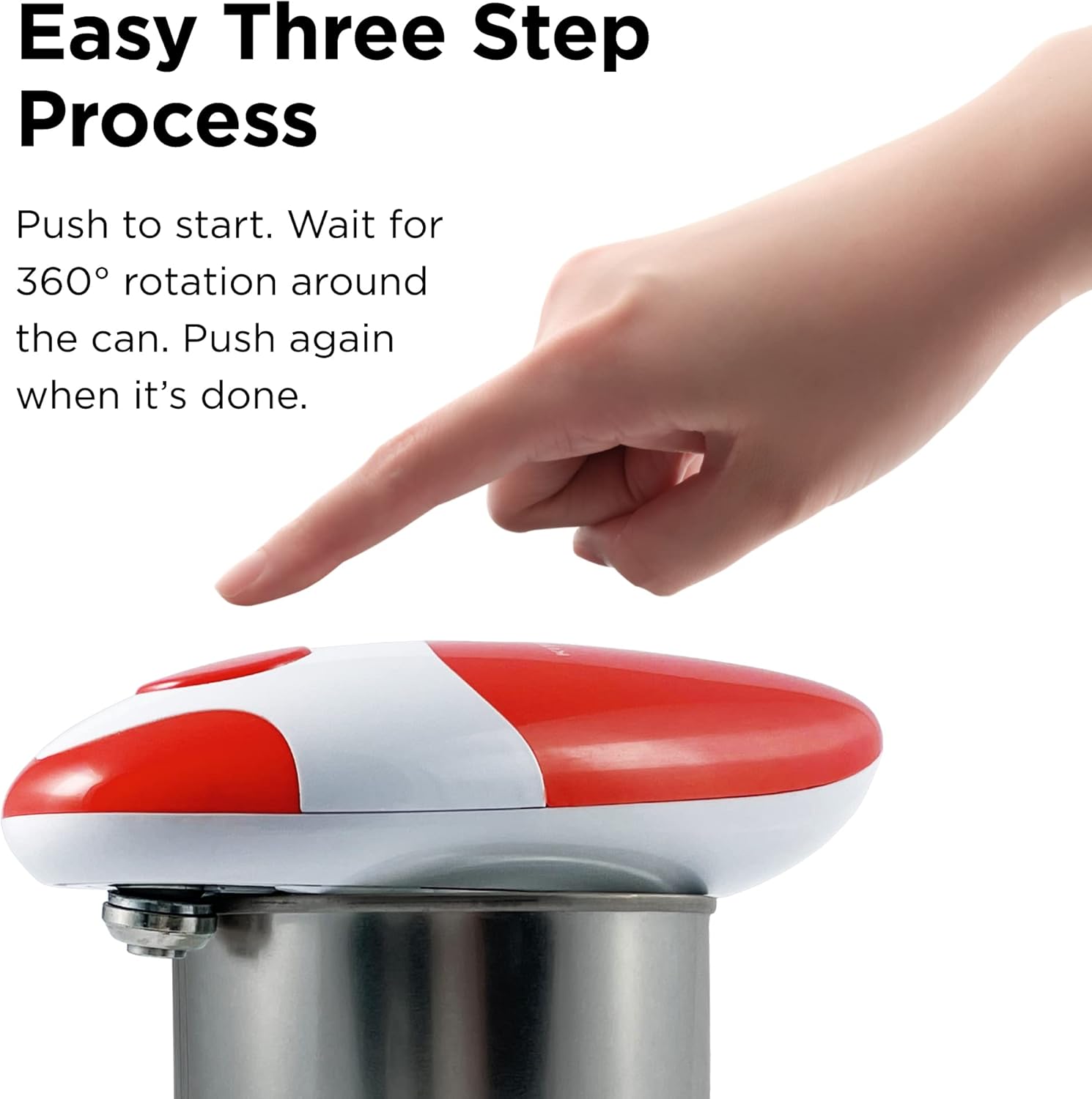 Kitchen Mama Auto 20 Electric Can Opener - Red 1