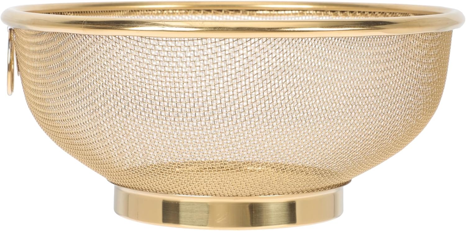 MAGICLULU Golden Stainless Steel Colander Strainer Basket 1