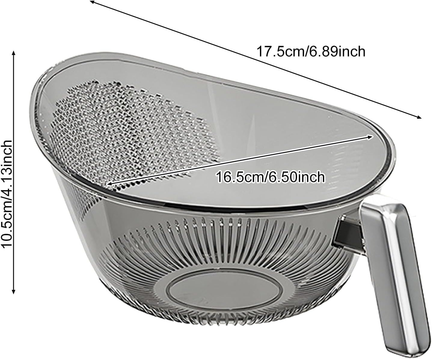 BENBOR Rice Washer Strainer Bowl with Handle