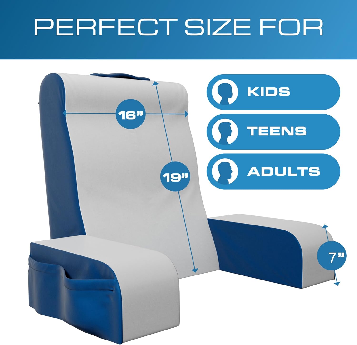 Kolbs Wedge Reading Pillow with Arm Rests