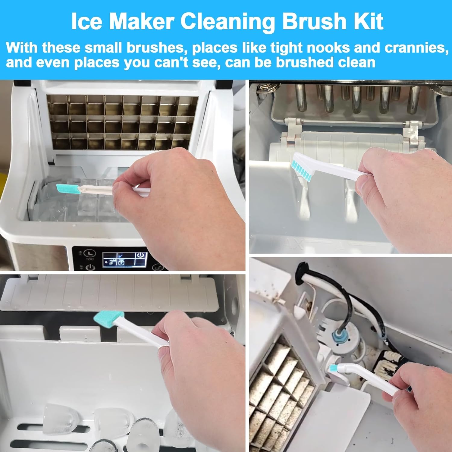 XANGNIER Ice Machine Cleaner Brush Kit 10 Pcs 1