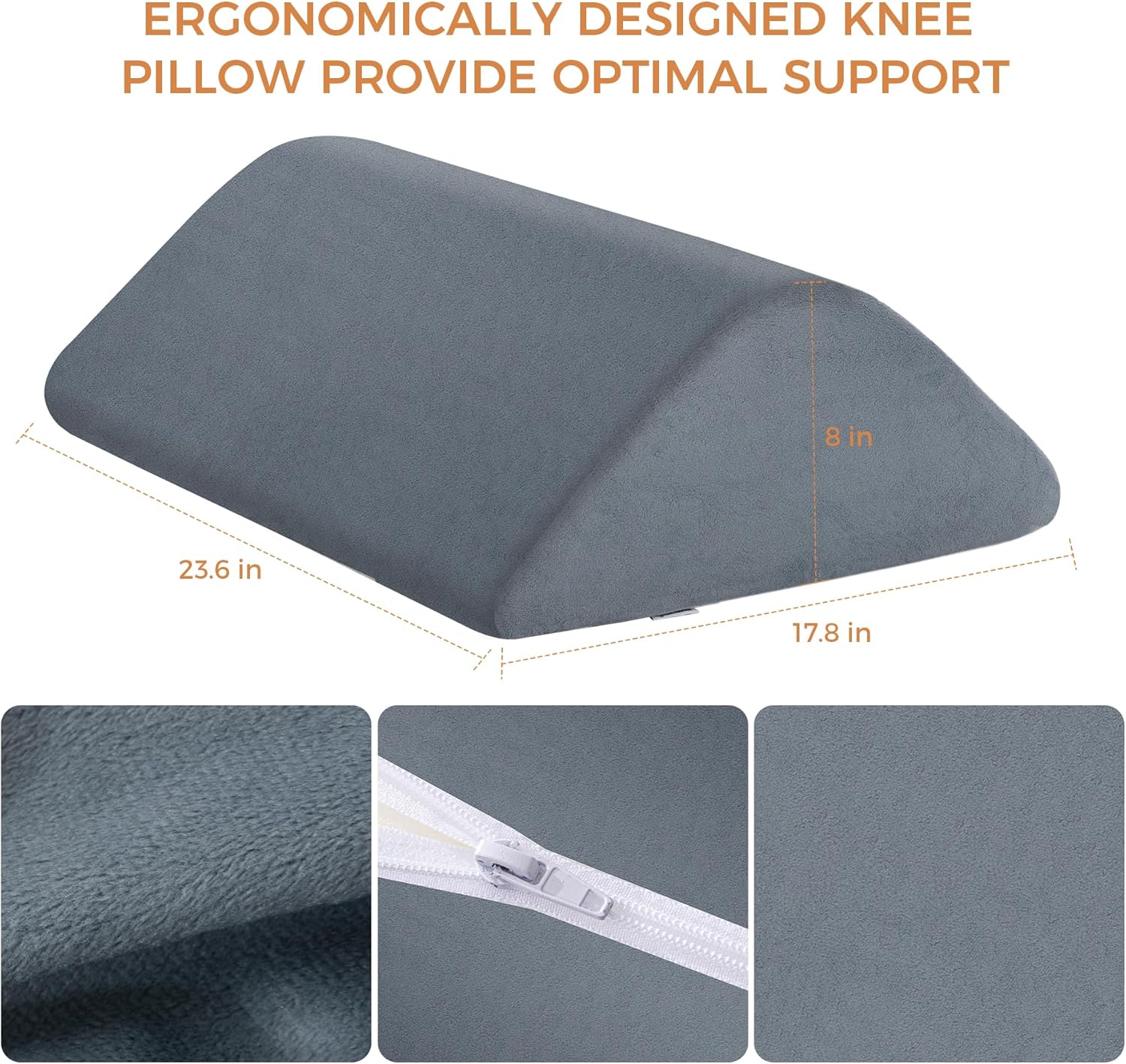 Ganondorf Knee Wedge Pillow 8 for Post-Surgery Recovery