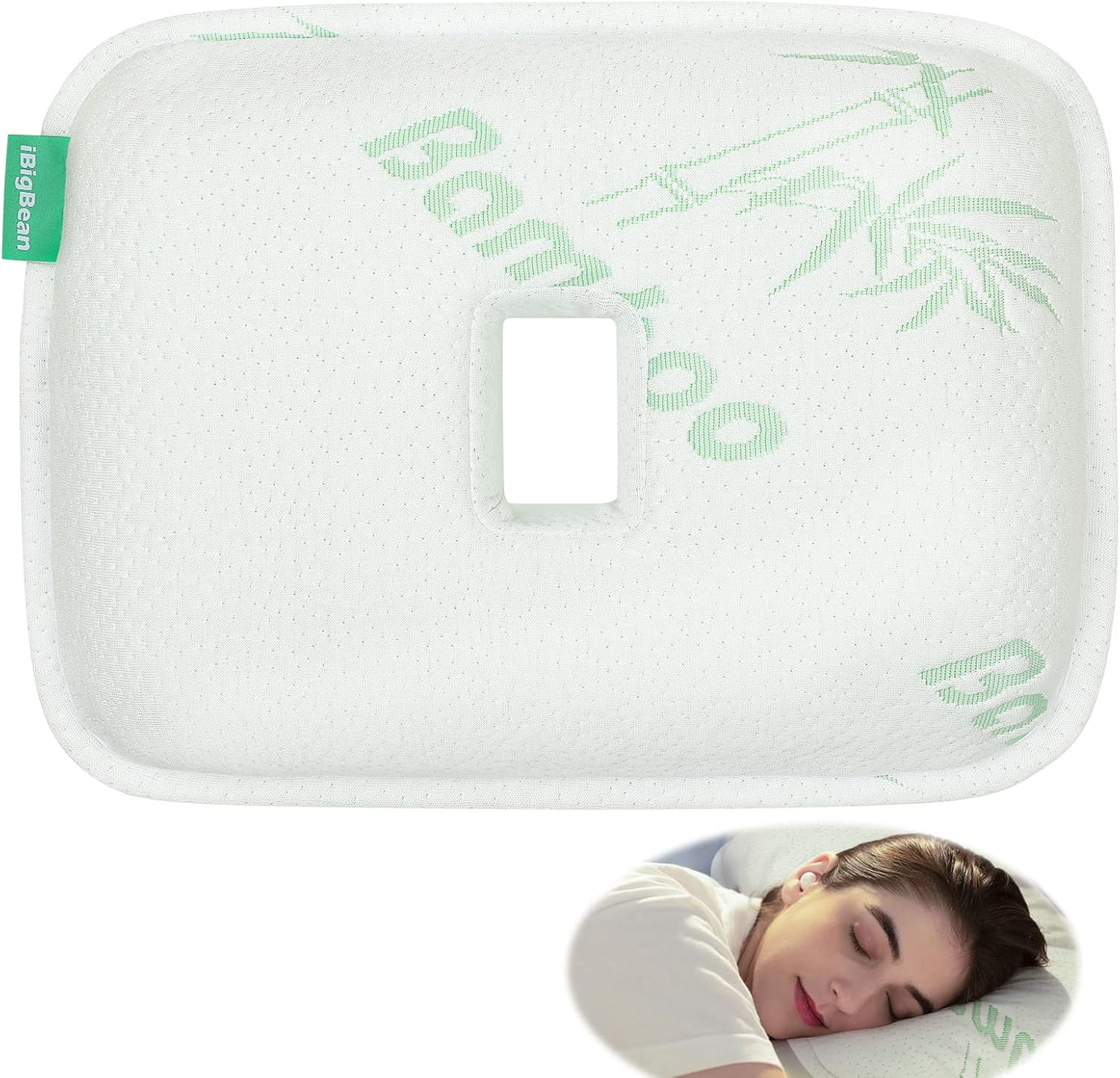 ibigbean Portable Ear Pillow for Pain Relief and Comfort Sleeping