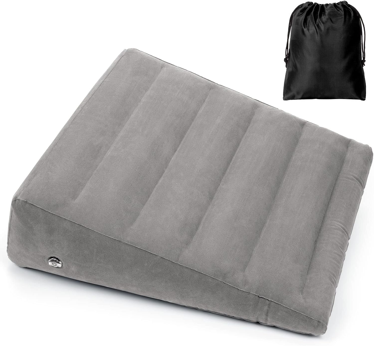 USHMA Inflatable Wedge Pillow for Travel and Sleep Comfort