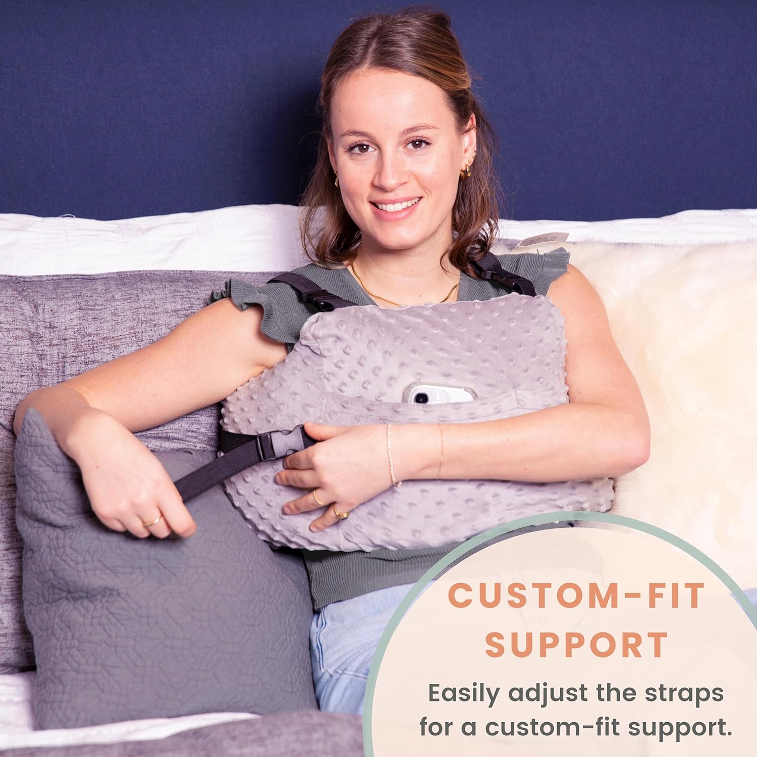 MOYOAMA Post Mastectomy Pillow - Recovery Support for Breast Surgery