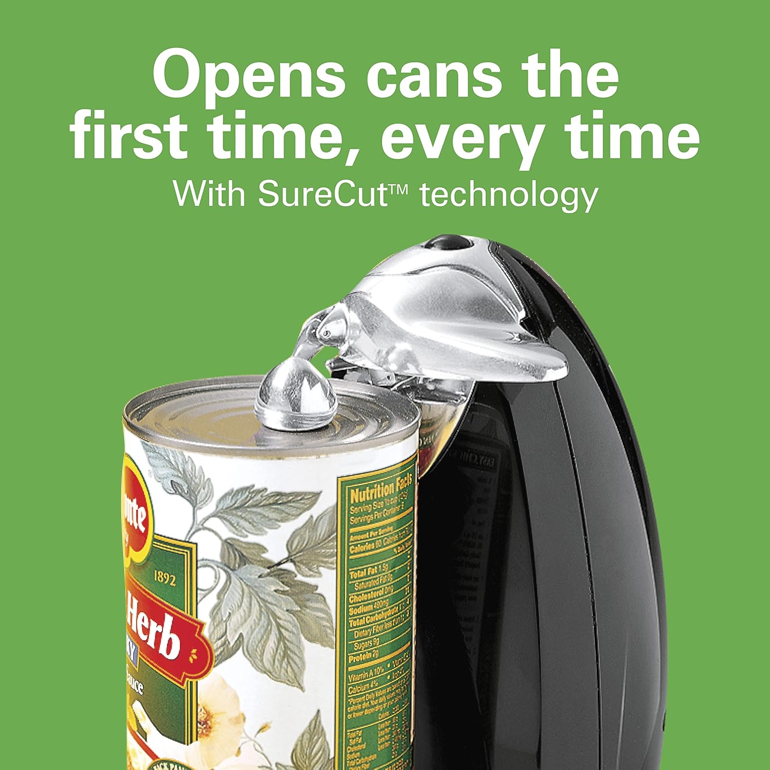 Hamilton Beach Electric Can Opener with Auto Shutoff and Knife Sharpener 1