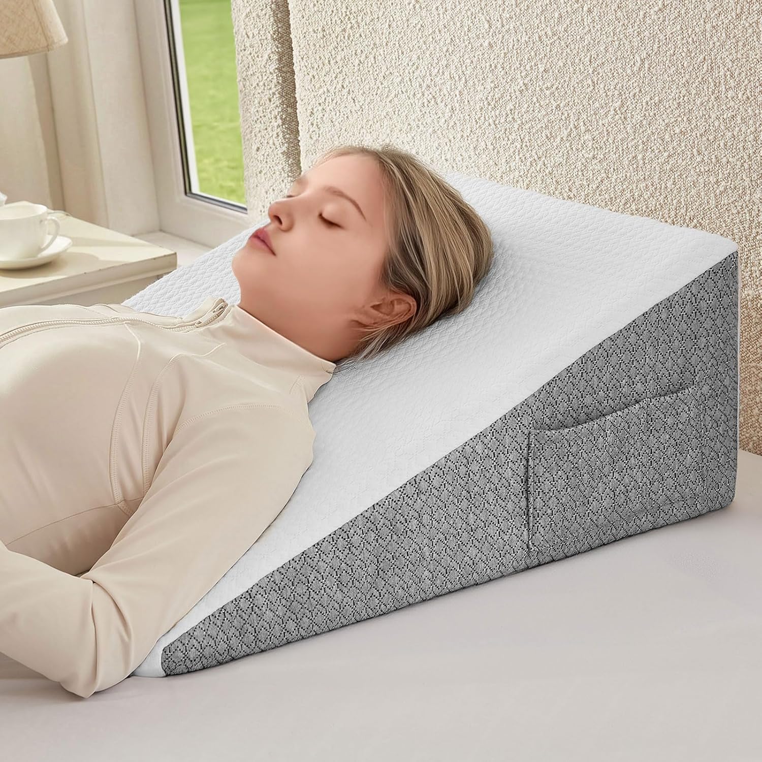 Nordjager Wedge Pillow for Sleep and Resting