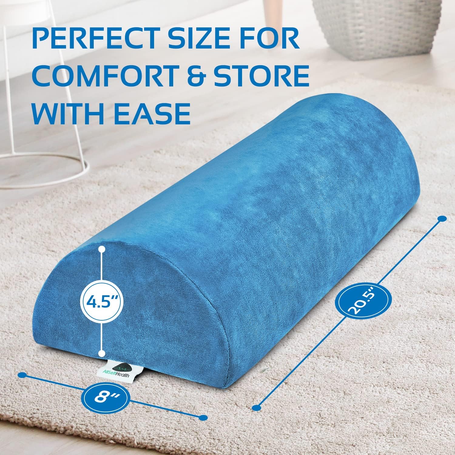 AllSett Health Lumbar Support Pillow - Navy