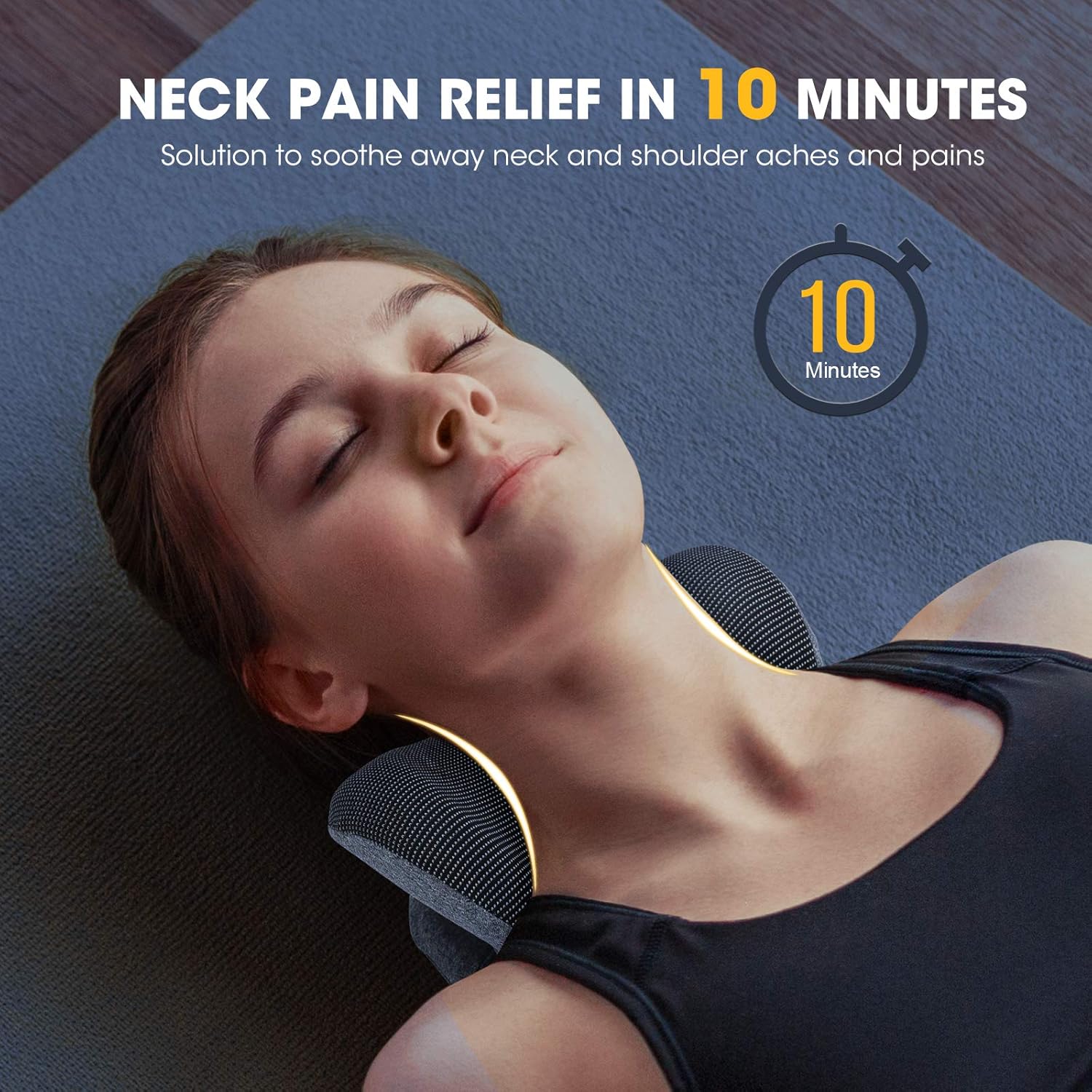 ZAMAT Neck and Shoulder Relaxer with Magnetic Therapy Pillowcase 1
