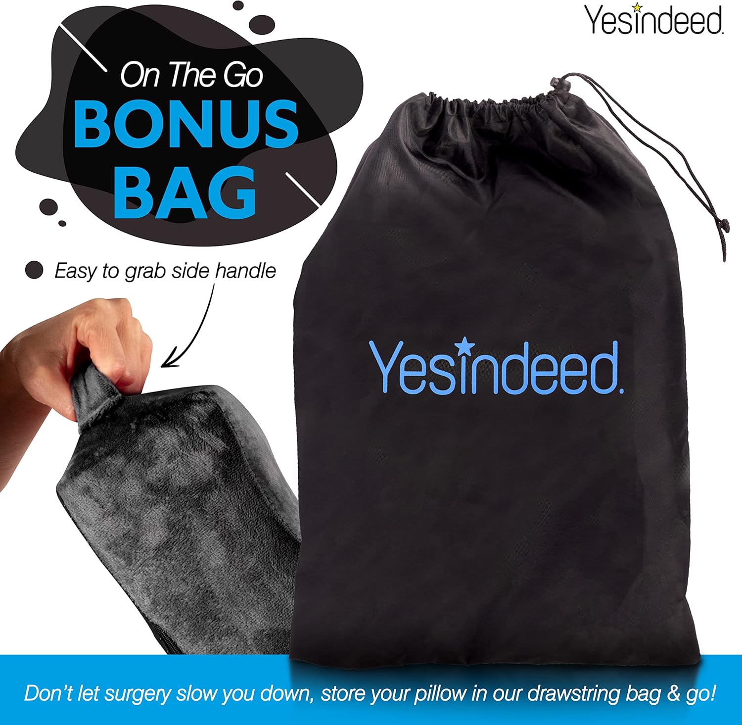 YESINDEED BBL Recovery Pillow Set Comfort Support