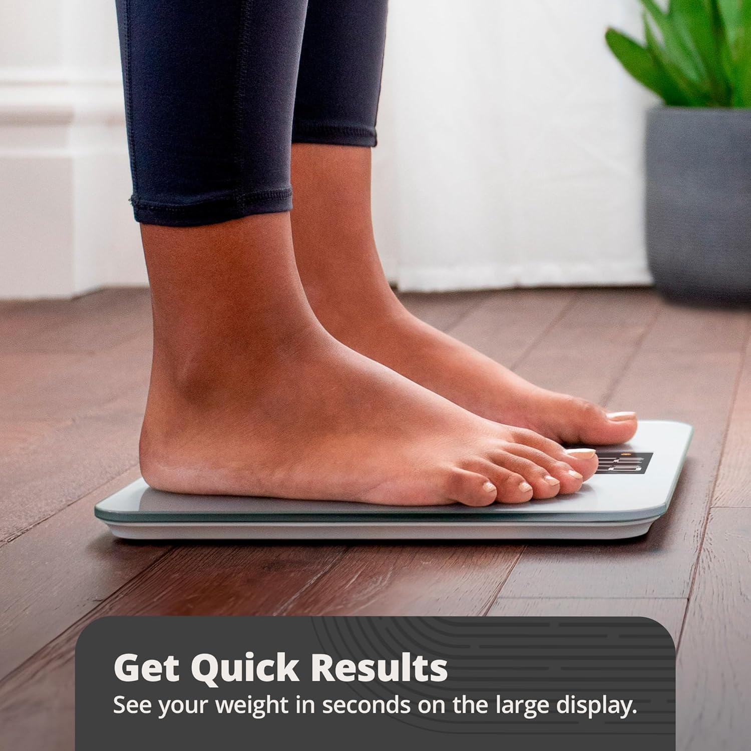 Greater Goods Digital AccuCheck Bathroom Scale 400 lbs Pearl Gray