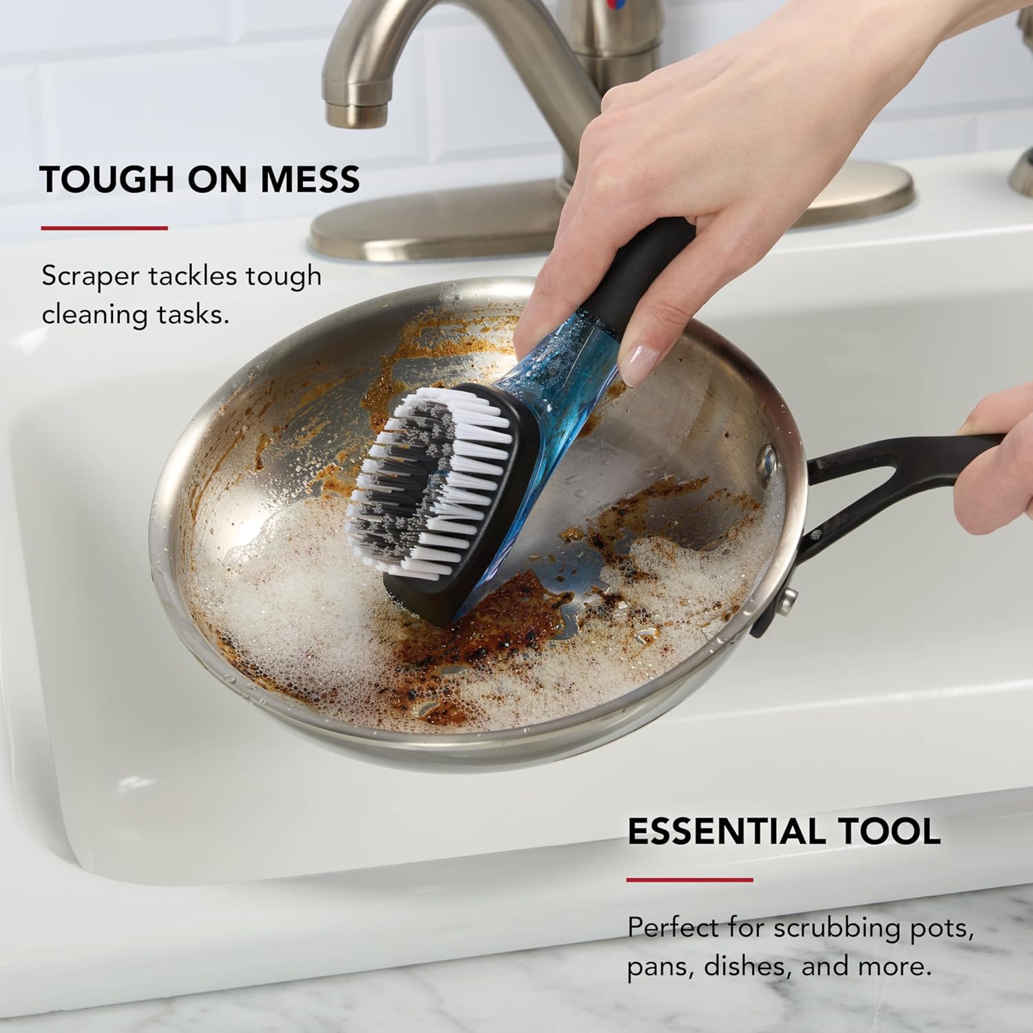 KitchenAid Soap Dispensing Sink Brush Black