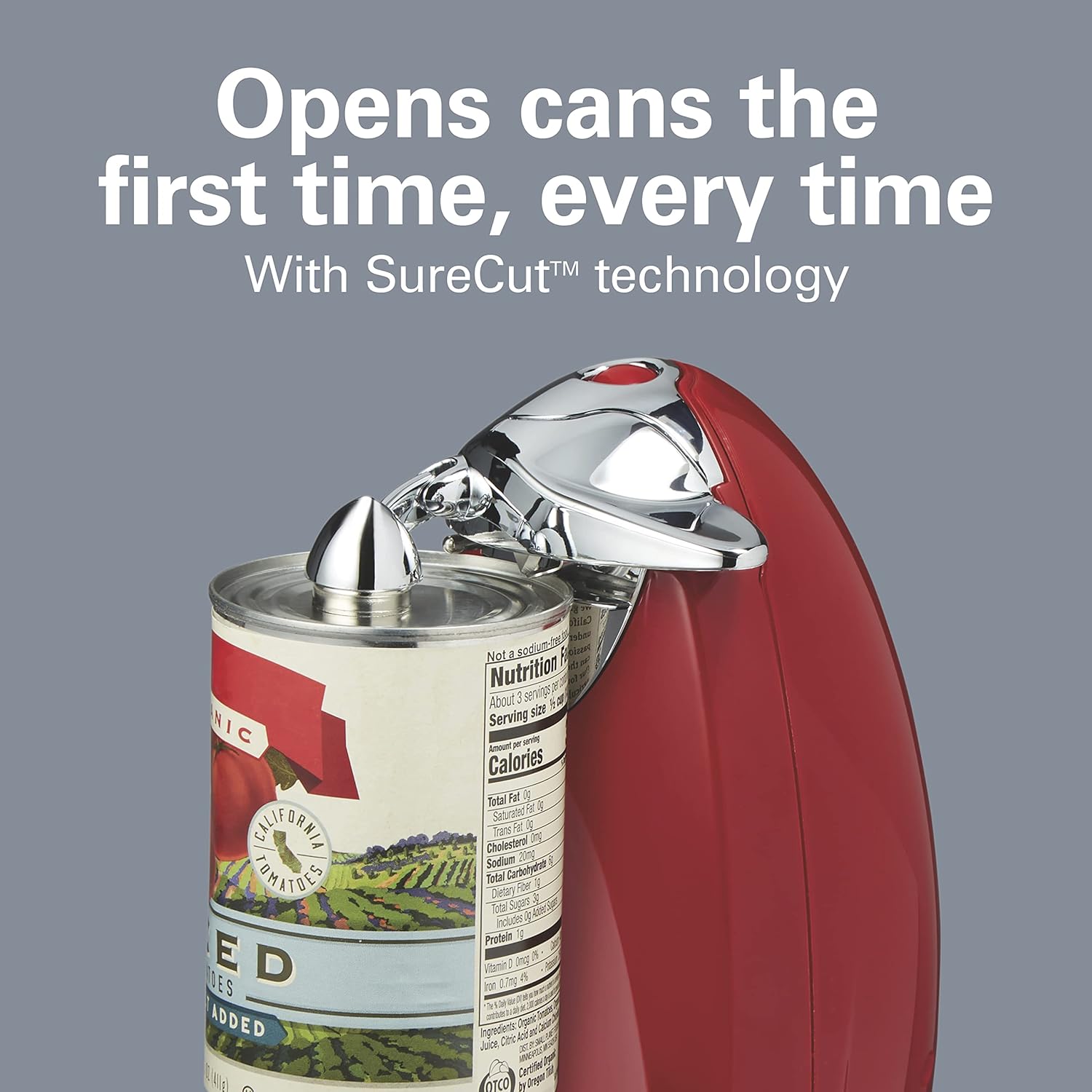 Hamilton Beach Electric Can Opener with Auto Shutoff and SureCut Technology