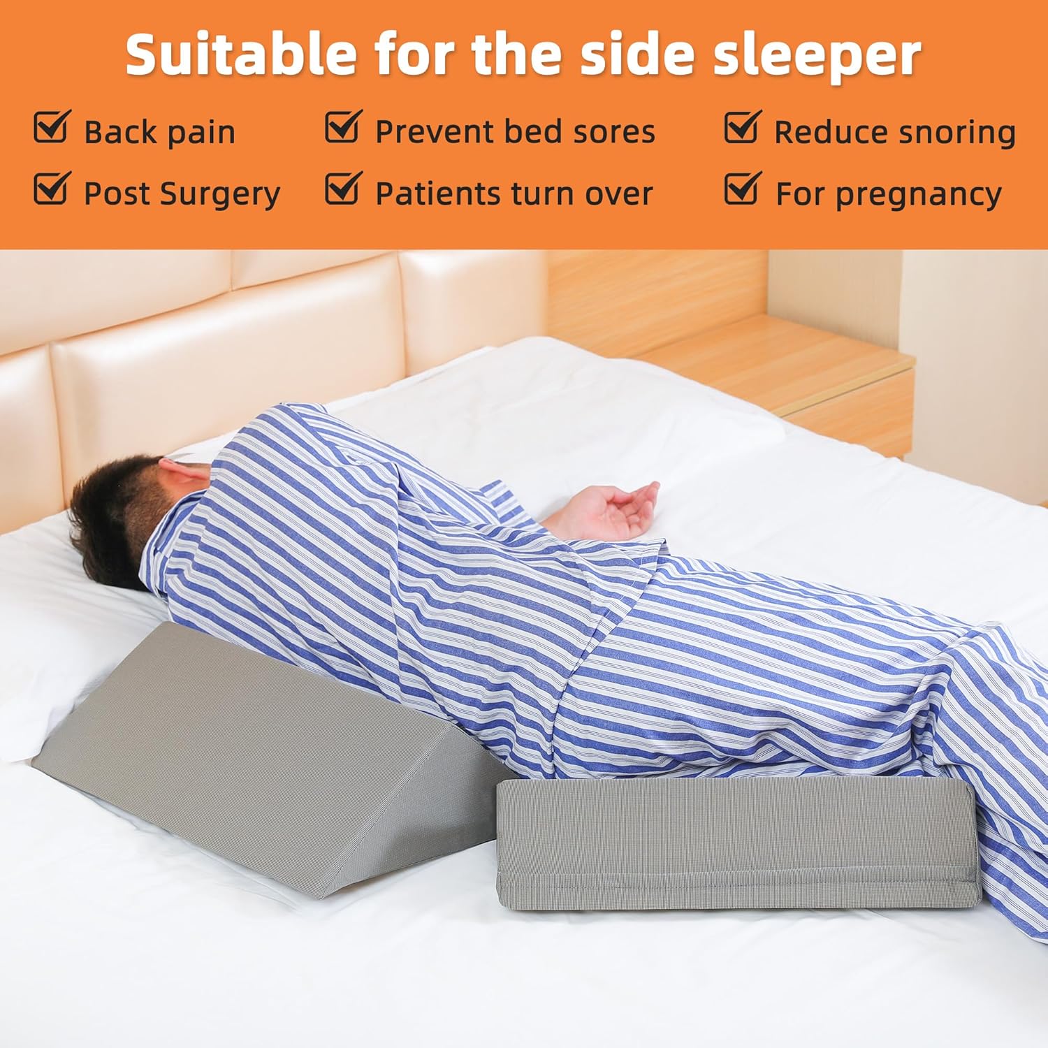 Fanwer 3-in-1 Bed Wedges Body Positioners Set 1