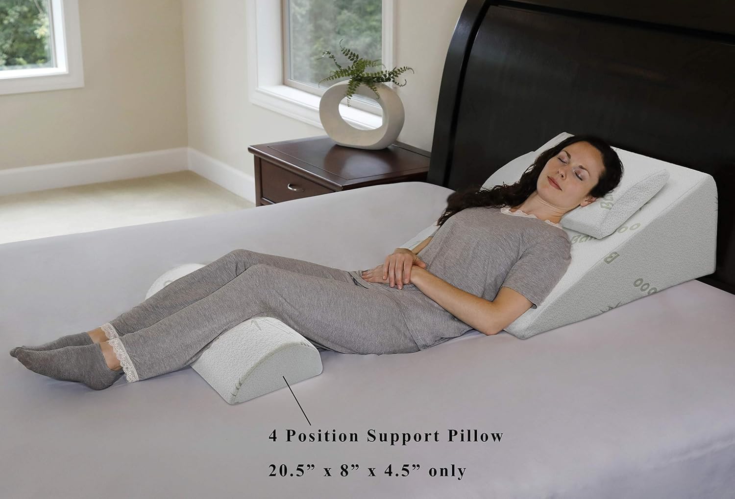 InteVision Four Position Support Pillow - 205 x 8 x 45