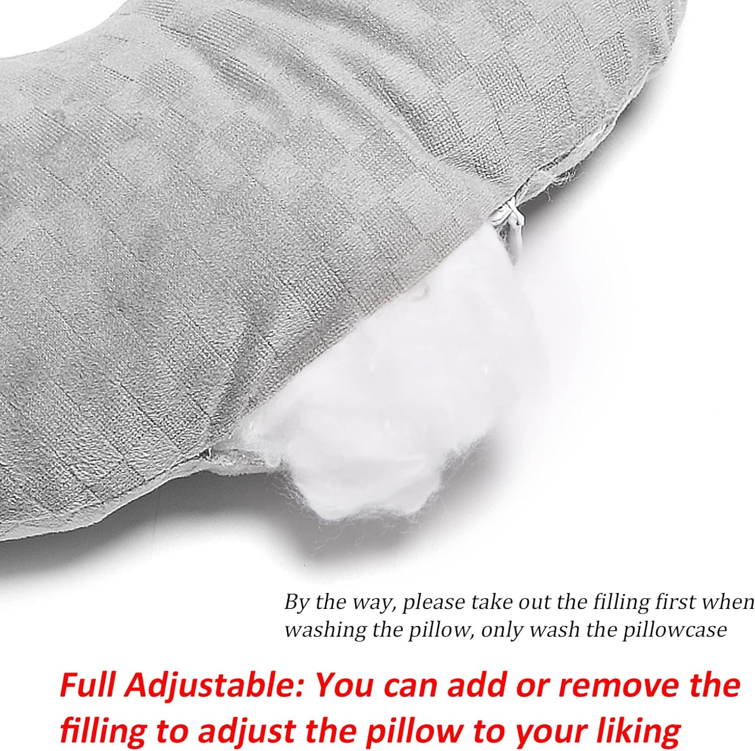 Wuronsa Ear Piercing Pillow for Side Sleepers 1