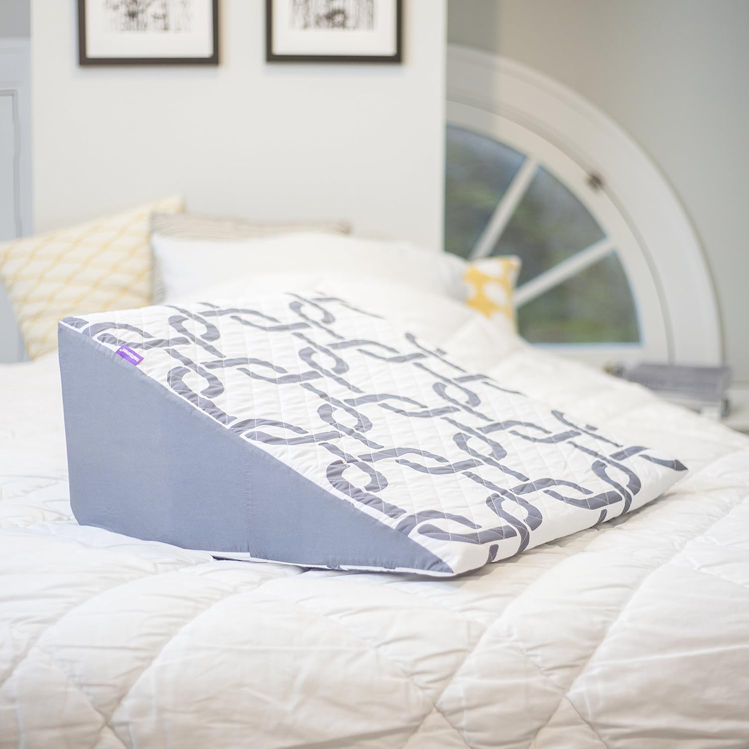 HealthSmart Bed Wedge Pillow for Neck Back and Foot Support