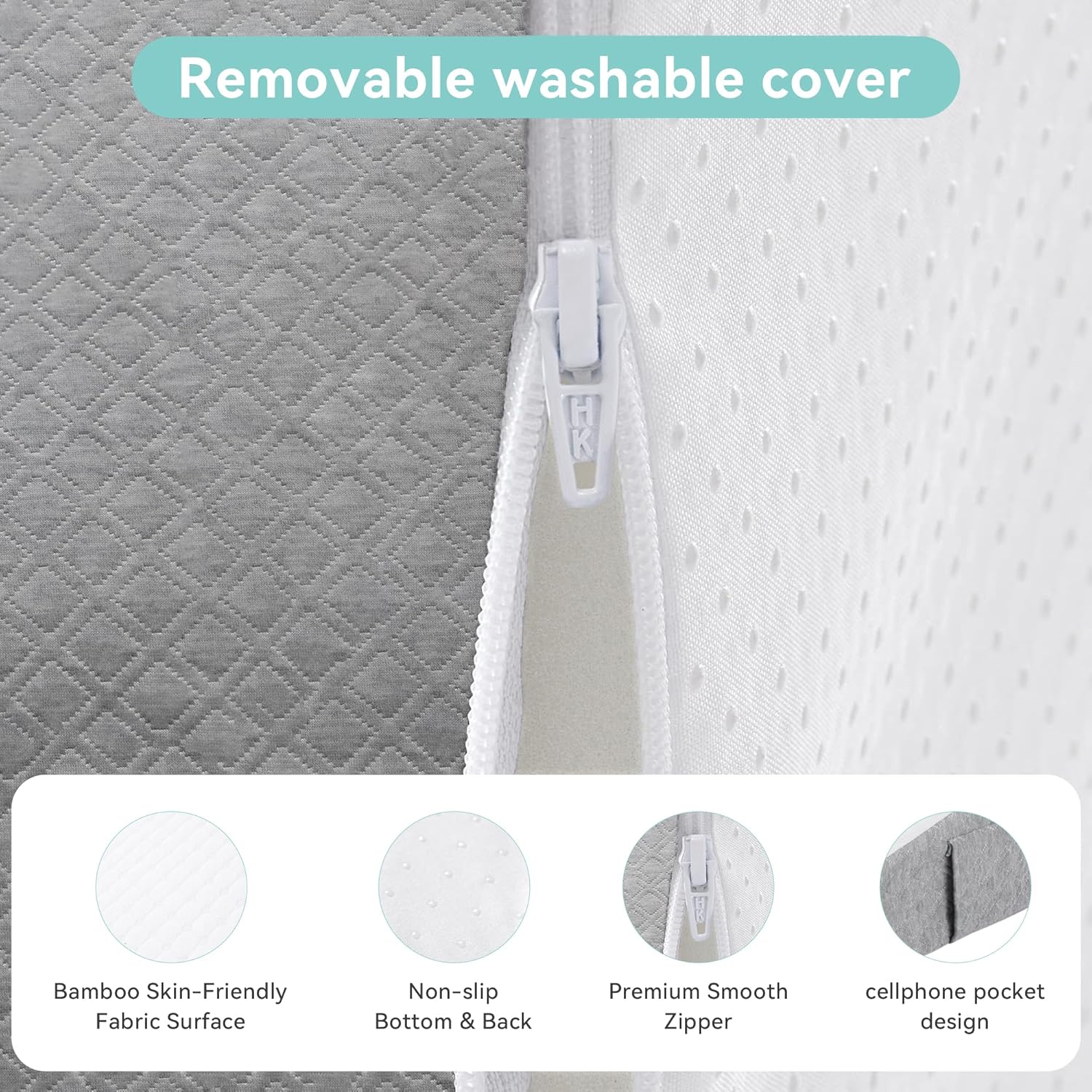 Hcore Wedge Pillow for Sleep Relief and Comfort