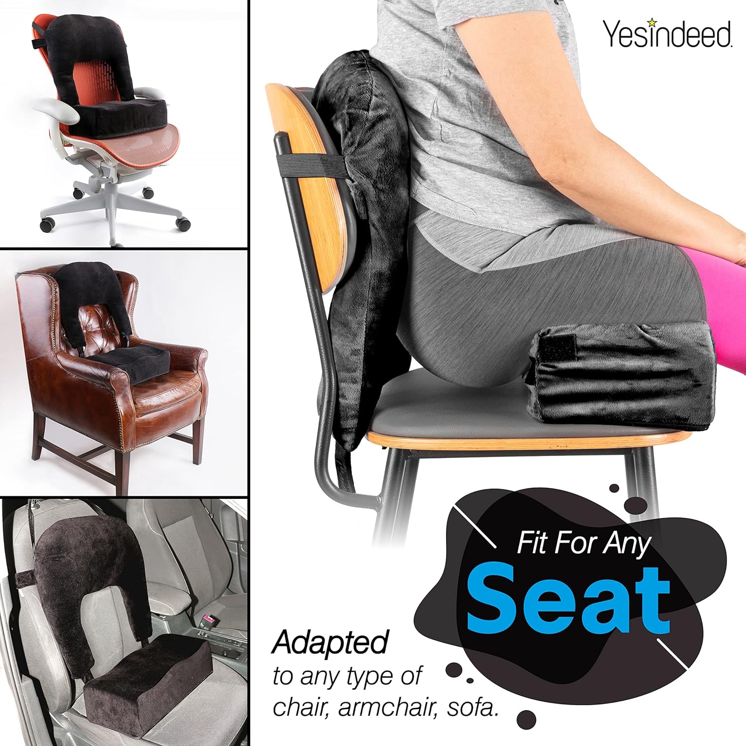 YESINDEED BBL Recovery Pillow Set Comfort Support