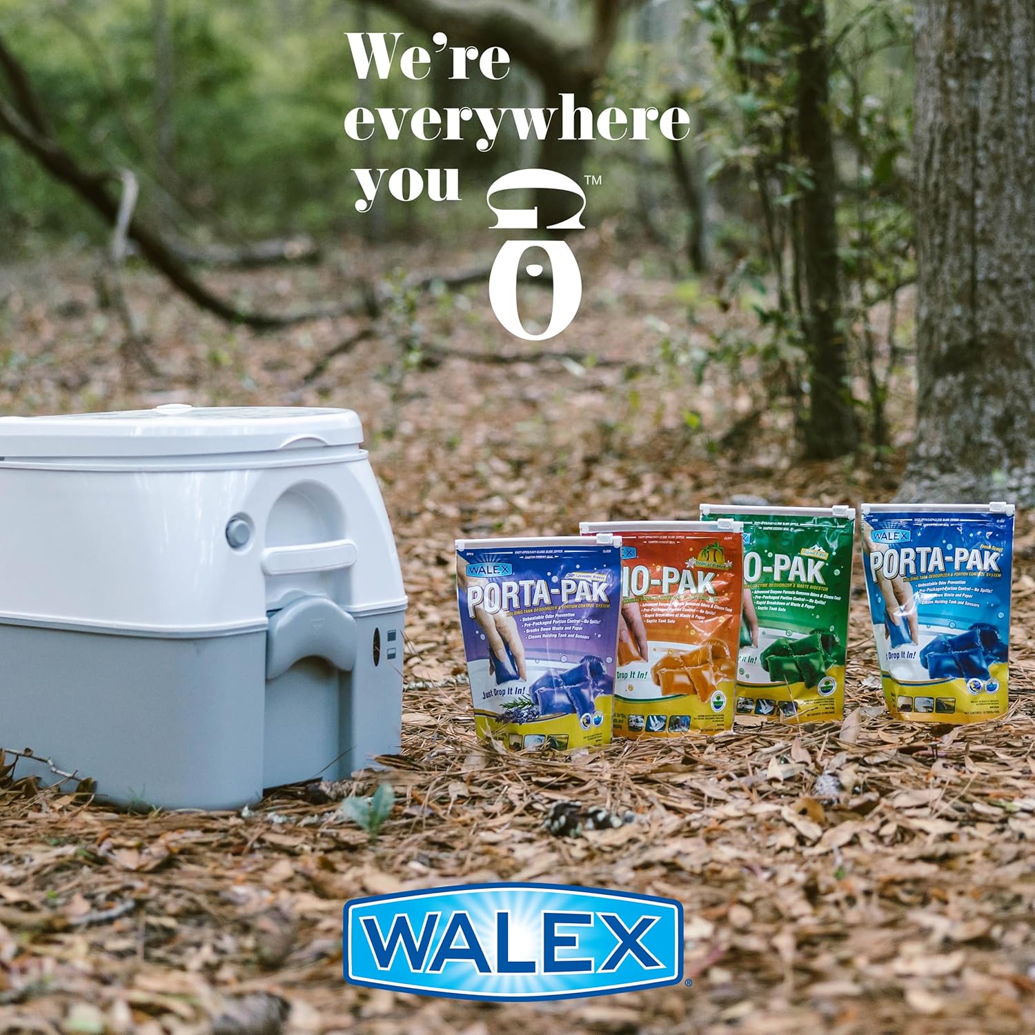 Walex Porta-Pak Black Tank Deodorizer 10-Pack