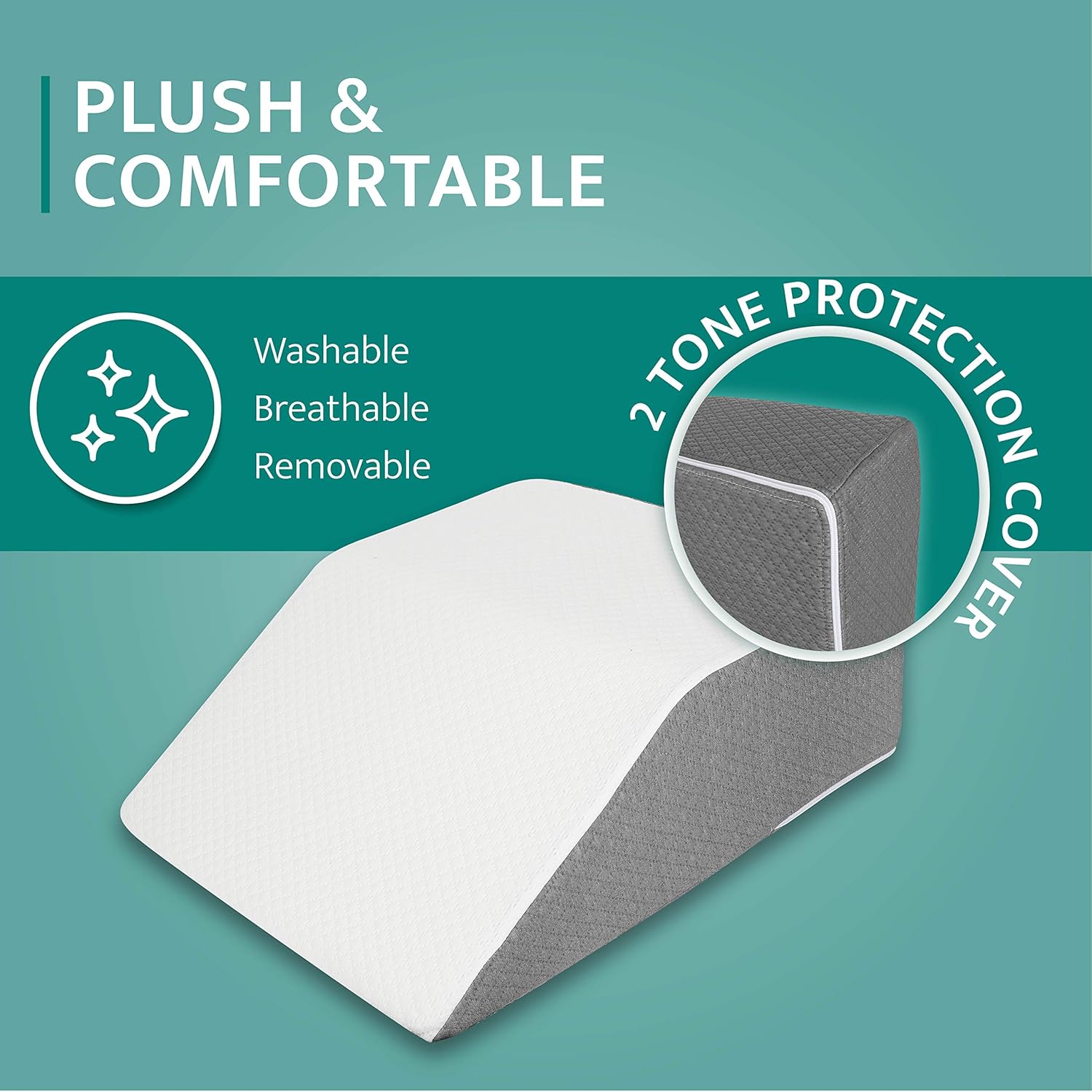Klbs Comfortable Leg Elevation Wedge Pillow